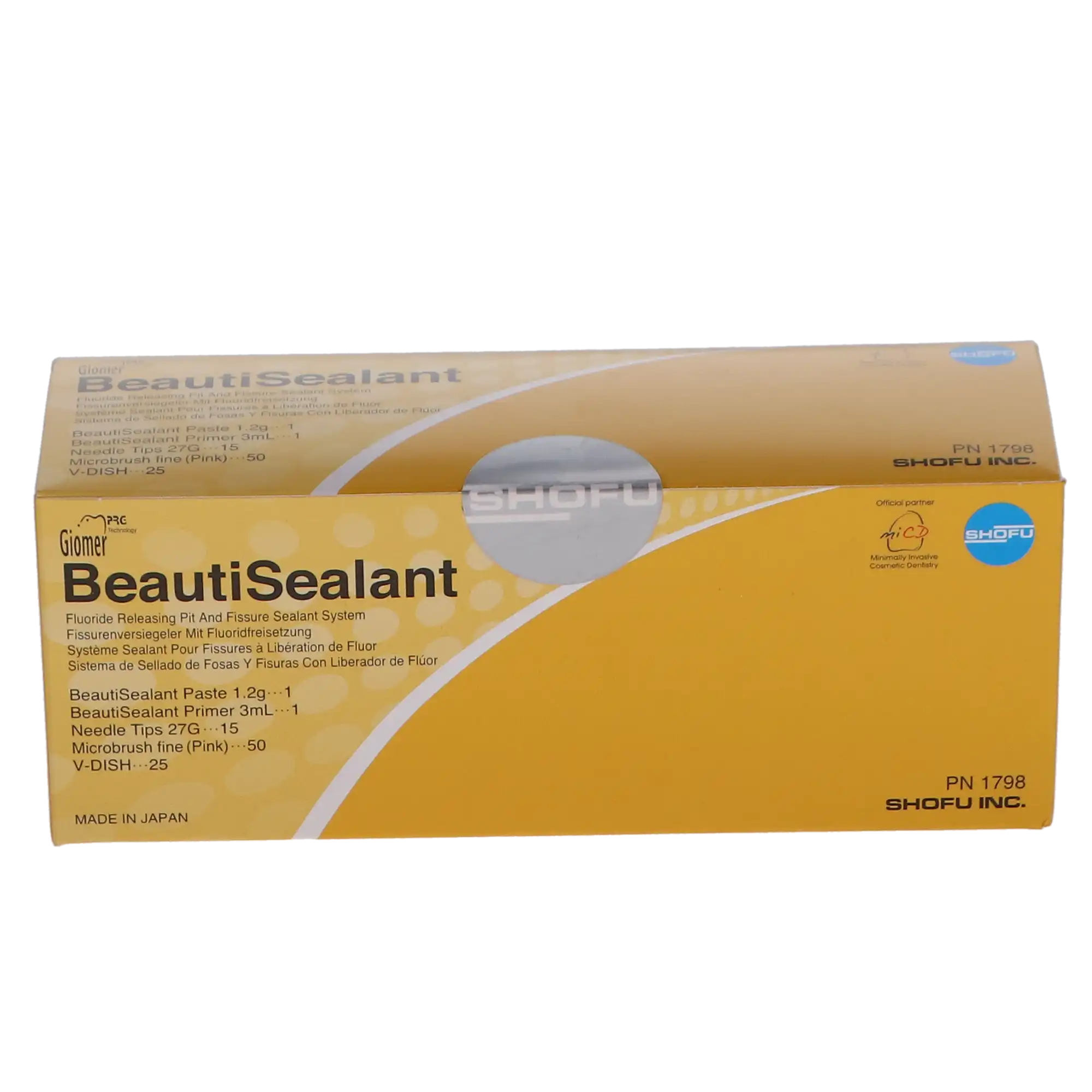 BeautiSealant Fluoride Releasing Pit & Fissure Sealant System Set, 1.2 g Paste + 3 mL Primer, 1798 thumbnail 5