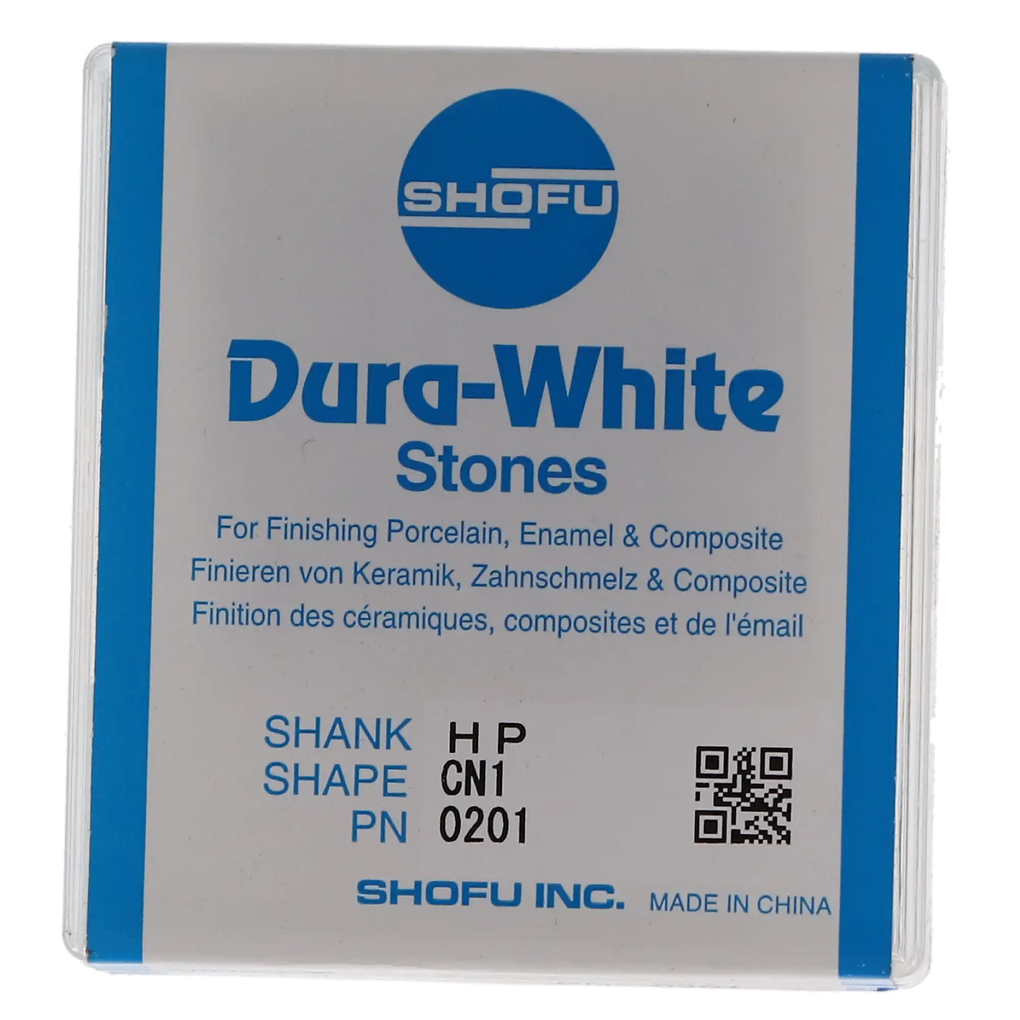 Dura-White Stones, HP, CN1 Pointed Cone, White, Aluminum Oxide, 12/Pkg, 0201 thumbnail 8