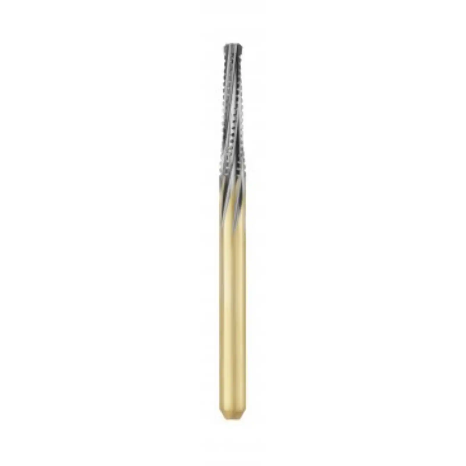 Great White Ultra Carbide Bur, FG, Flat End Taper, #GWU 847-016, 1.6 mm Diameter, 8 mm Length, 5/Pkg thumbnail 2