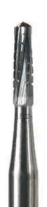 SS White Standard Operative Carbide Bur, FGSS, Straight Round End Cross Cut Fissure, #1557, Short Shank, 10/Pk, 15022 thumbnail 2