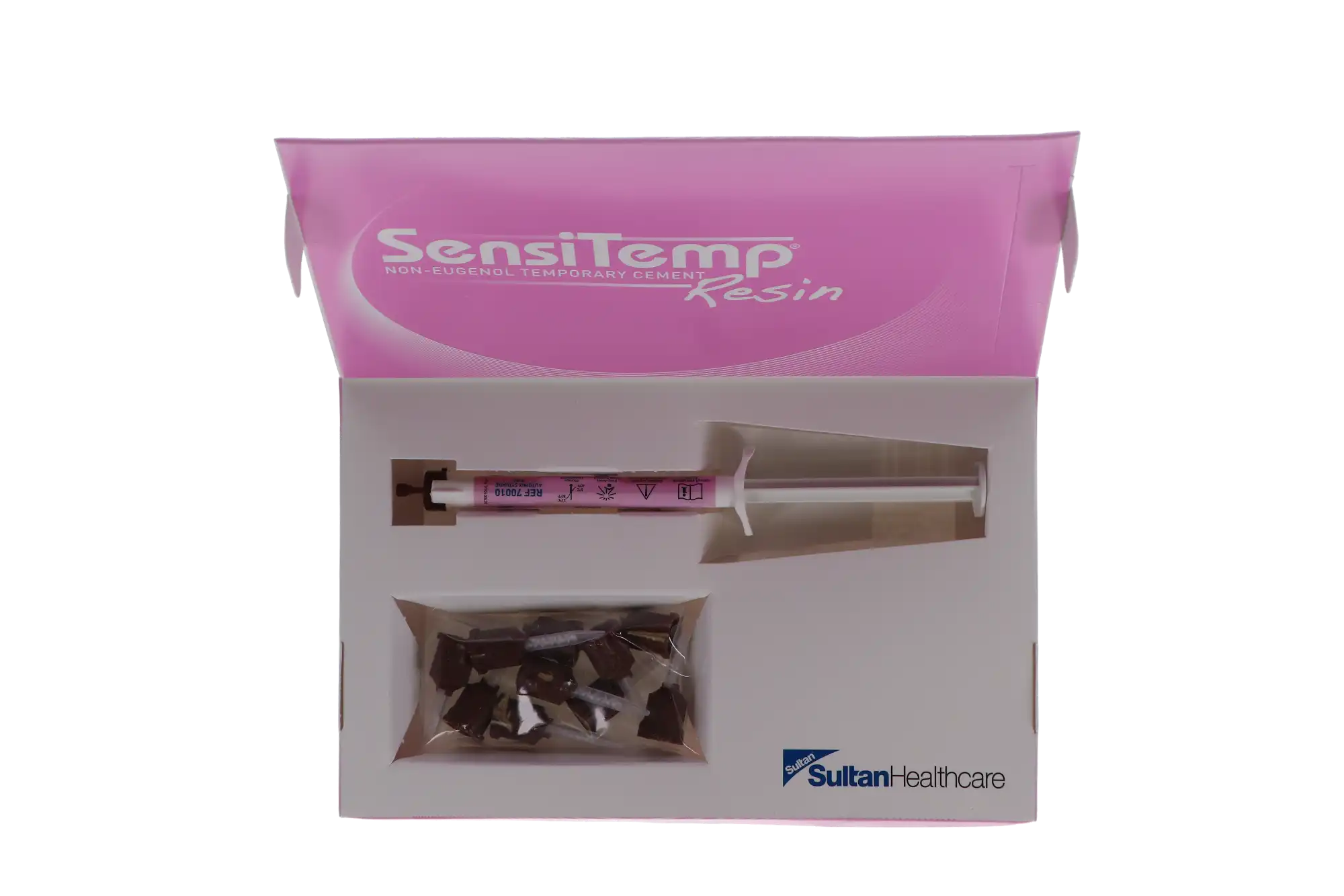 SensiTemp Resin Non-Eugenol Temporary Cement, Syringe Kit, 5 ml Syringe with 10 Mixing Tips, 70010 thumbnail 4