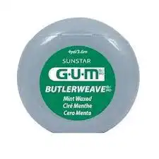 GUM ButlerWeave Waxed Dental Floss, Mint, 4 yd, 144/Pk, 1815PQB thumbnail 6