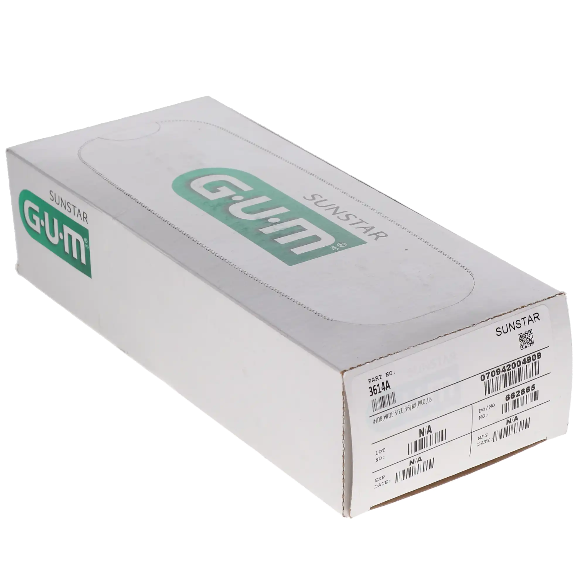 GUM Go-Betweens Proxabrush Cleaners, Wide Tapered, Blue, 36/Box, 3614PQ thumbnail 4