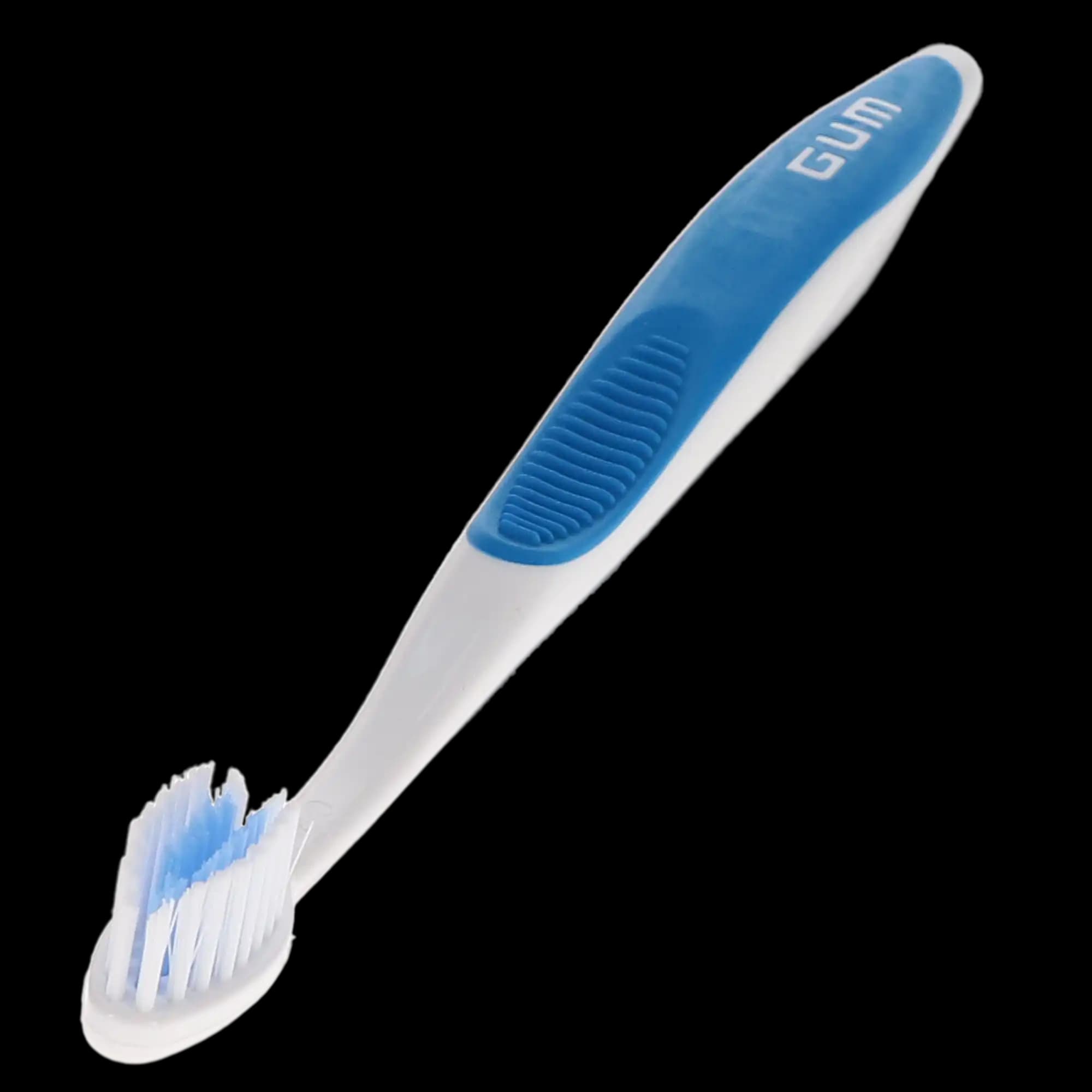 GUM Orthodontic Toothbrush, Soft Nylon, 4-Row V-Trim, 12/Box, 124PD thumbnail 7