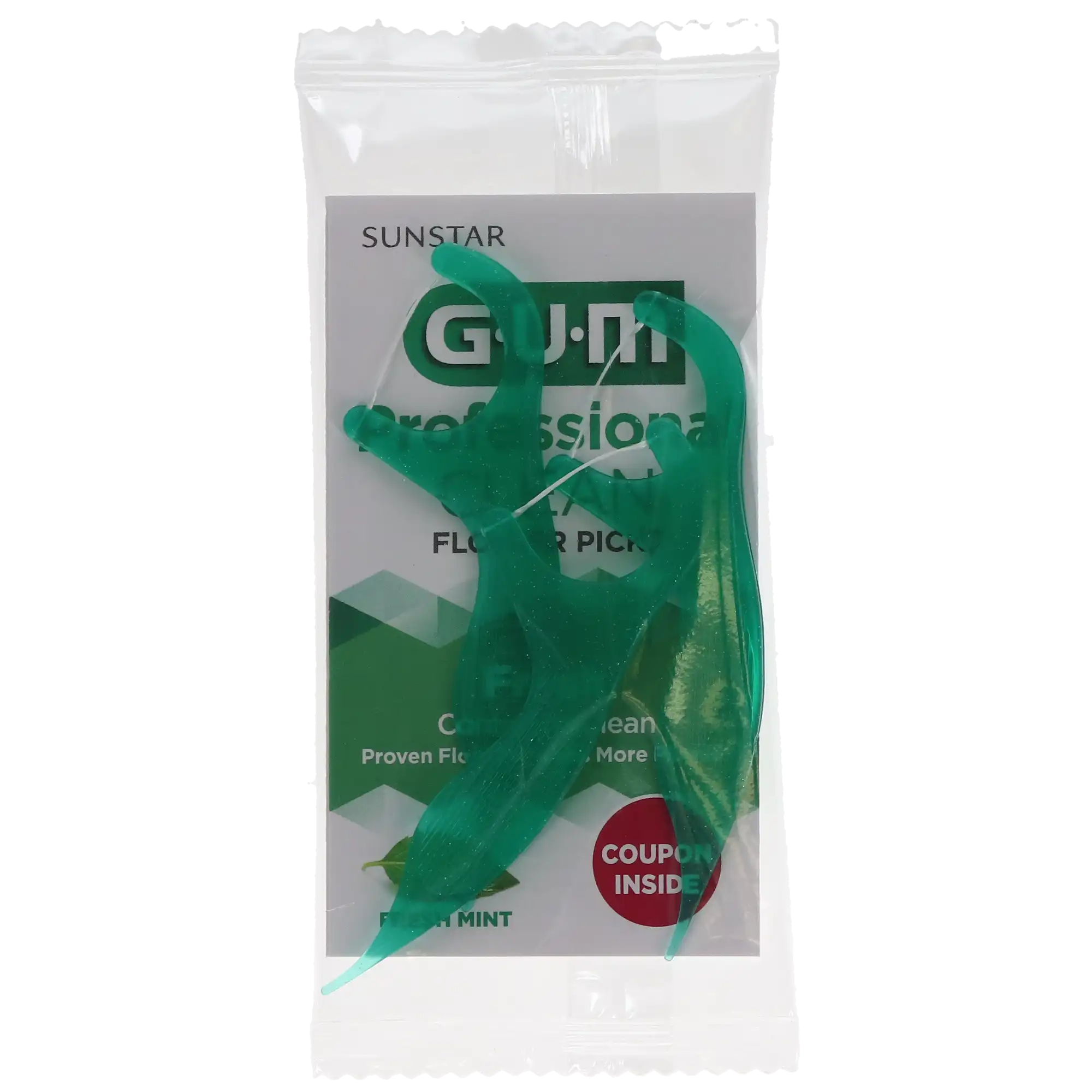 GUM Professional Clean Flossers with Control Grip, Mint, 48 Patient Packs of 3, 891PR thumbnail 7
