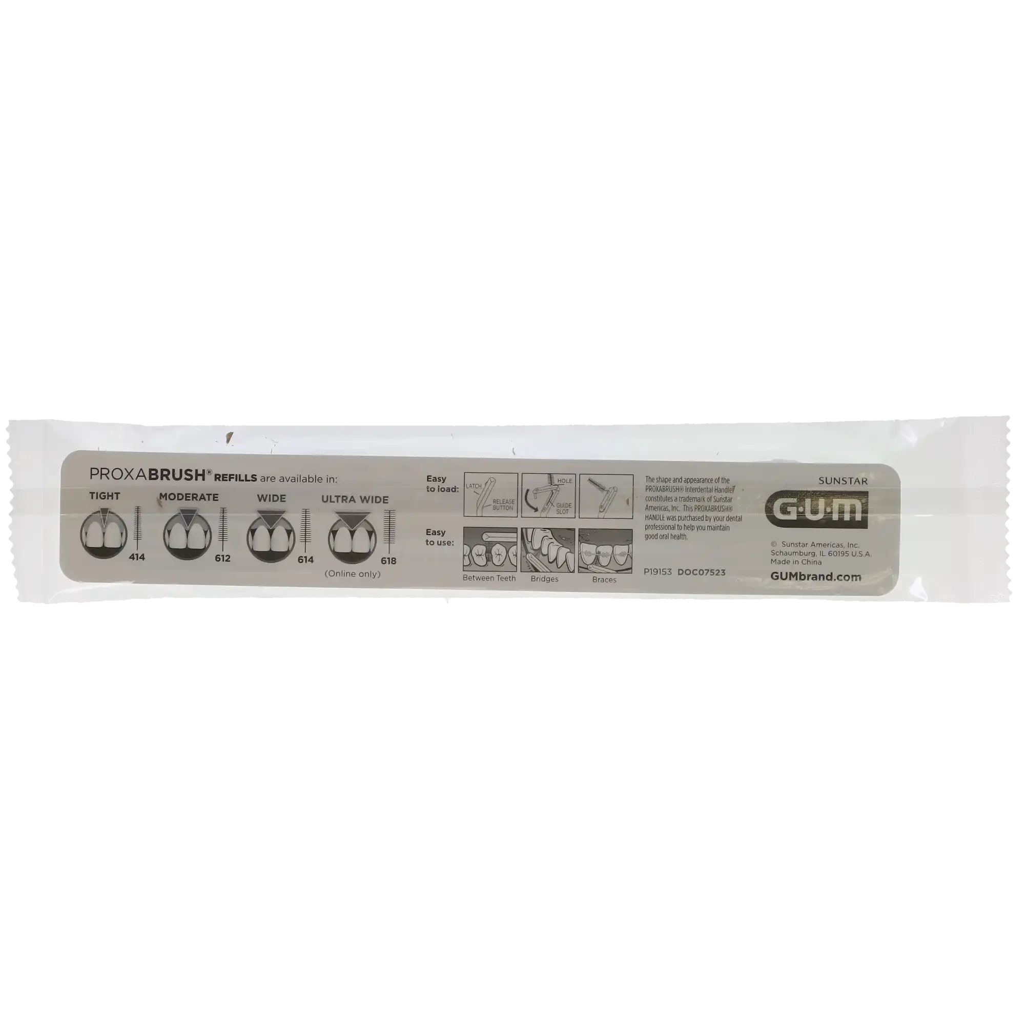 GUM Proxabrush Single-Ended Interdental Brush Handle, 12/Pkg, 611PF thumbnail 6