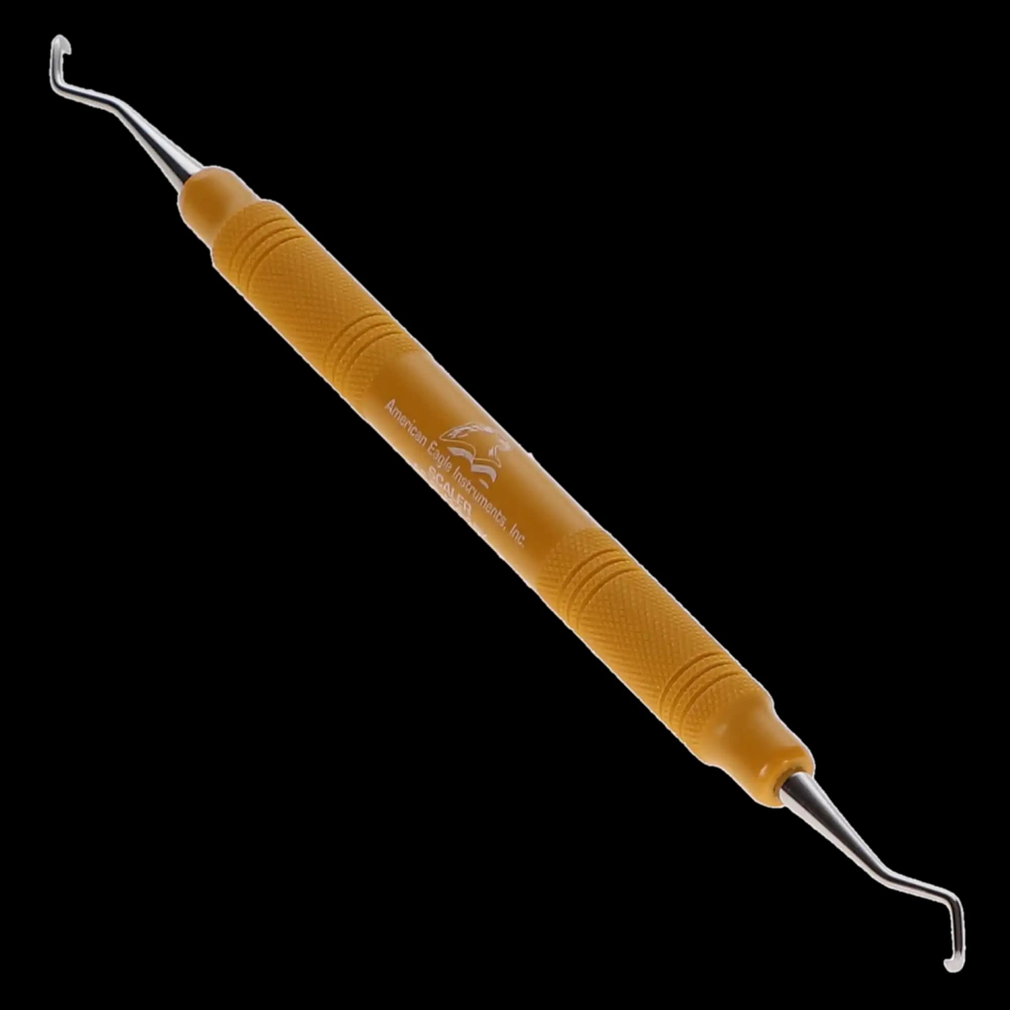 American Eagle Sickle Scaler, #14-15 Jacquette, Posterior, Double-Ended, EagleLite Resin Handle, 3/8" Tip, Yellow, 1/Pk, AESJ14-15X thumbnail 3