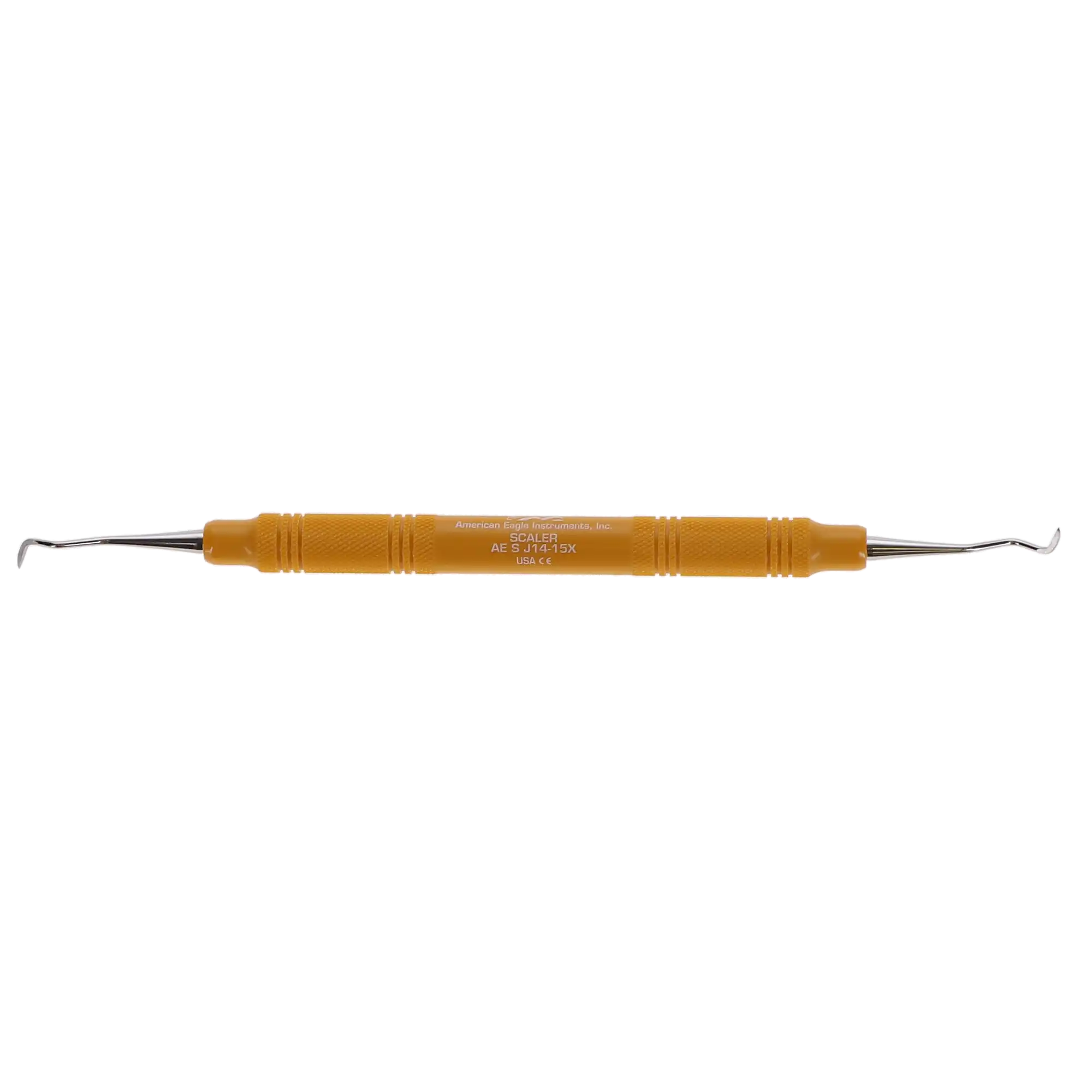American Eagle Sickle Scaler, #14-15 Jacquette, Posterior, Double-Ended, EagleLite Resin Handle, 3/8" Tip, Yellow, 1/Pk, AESJ14-15X thumbnail 6