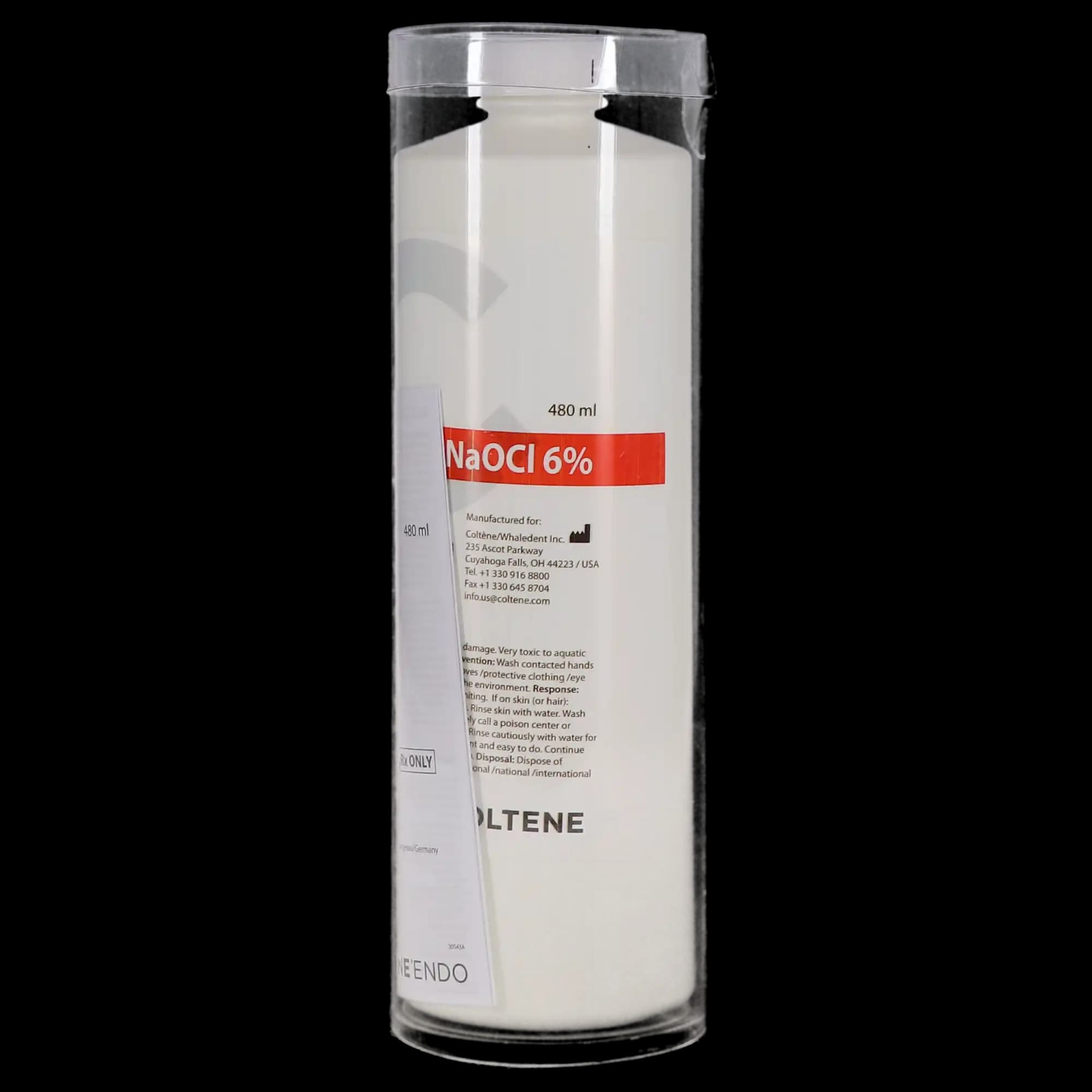 CanalPro NaOCl Sodium Hypochlorite 6%, 16 oz (480 ml) Bottle, 60011161 thumbnail 2