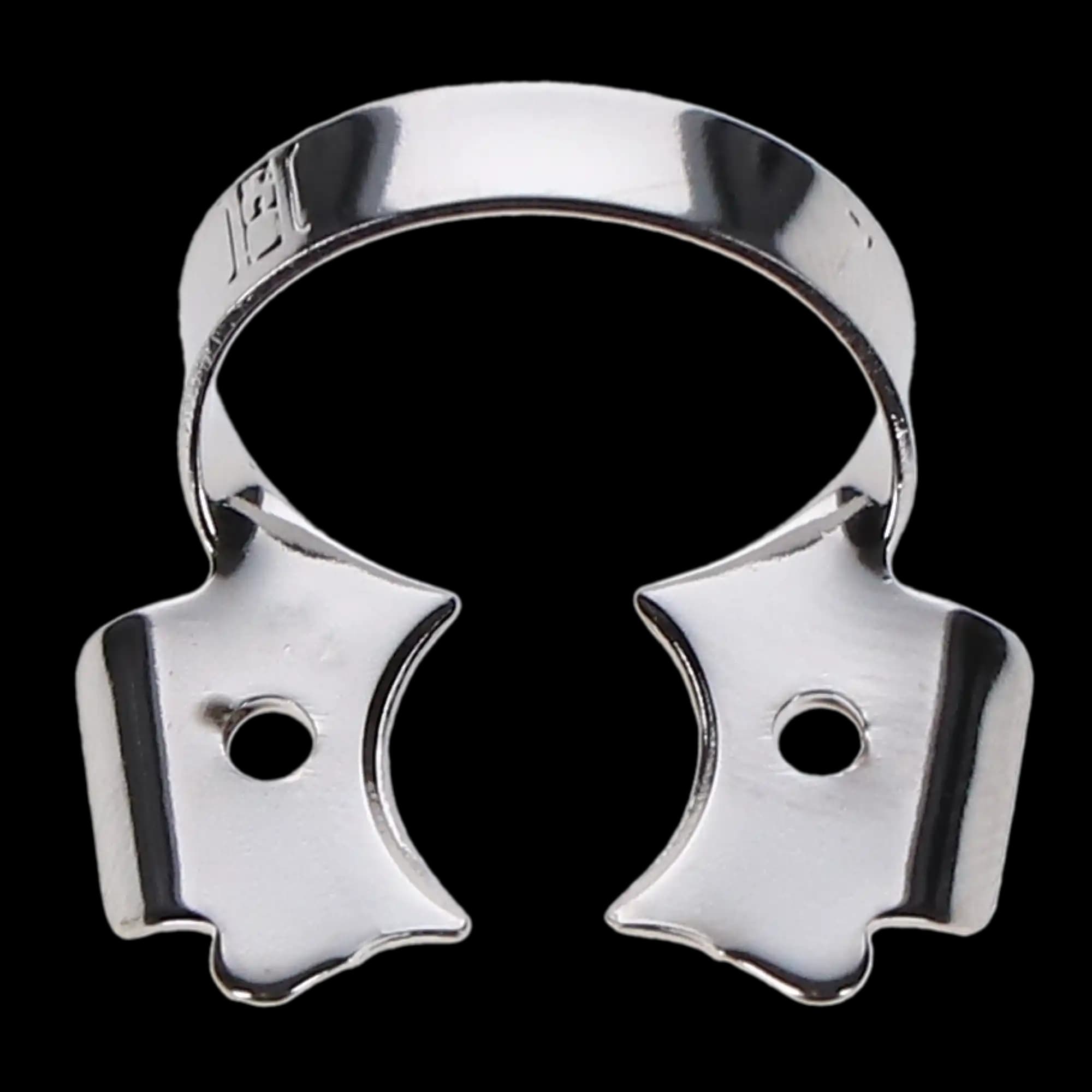 Hygenic HySolate Gloss Finish Winged Rubber Dam Clamp #7, Flat Jawed, General Purpose, Lower Molar, H02758, 1/Pk thumbnail 8