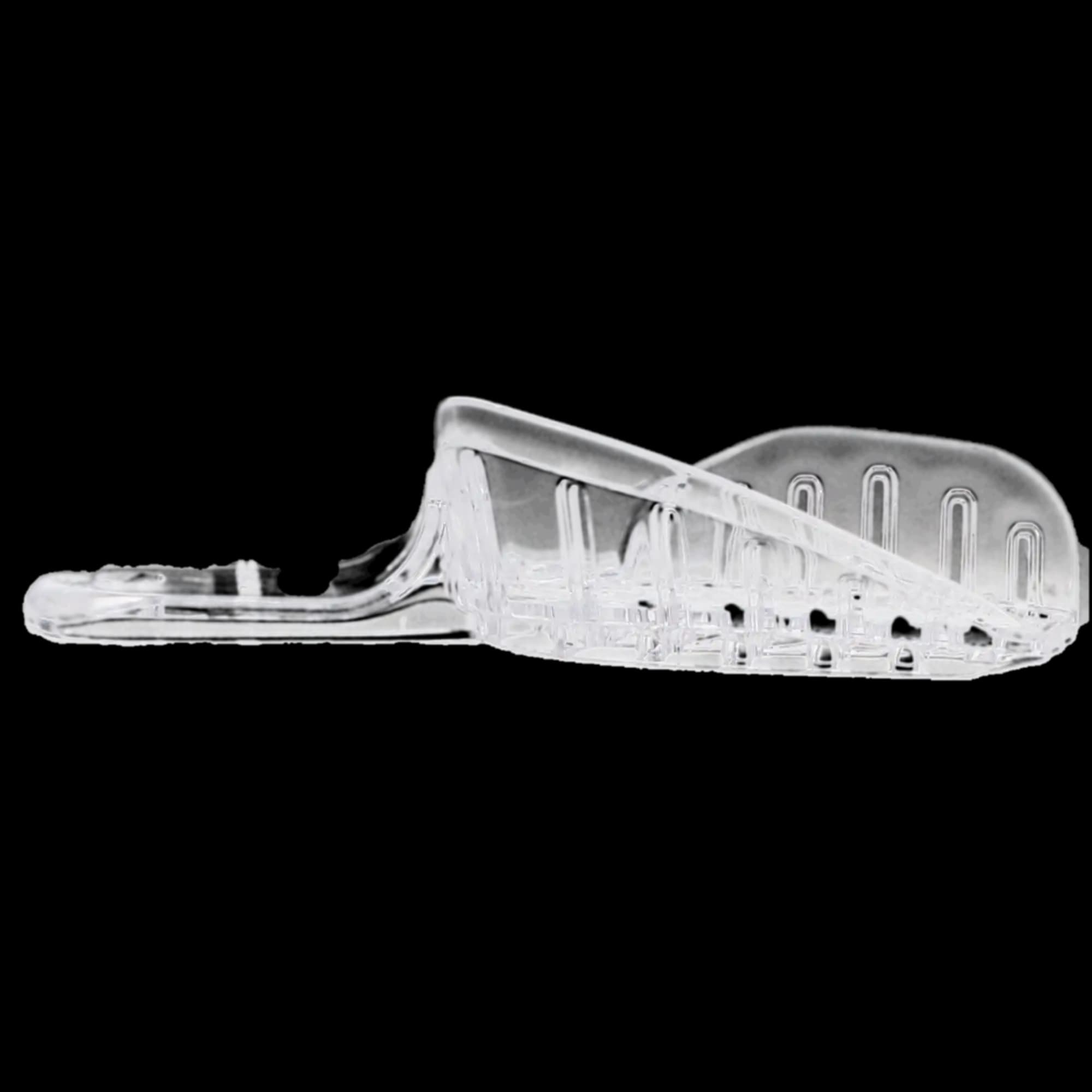 President Disposable Perforated Impression Tray, #7 Upper Left/Lower Right Quadrant, Clear, 12/Pk, C6907 thumbnail 5