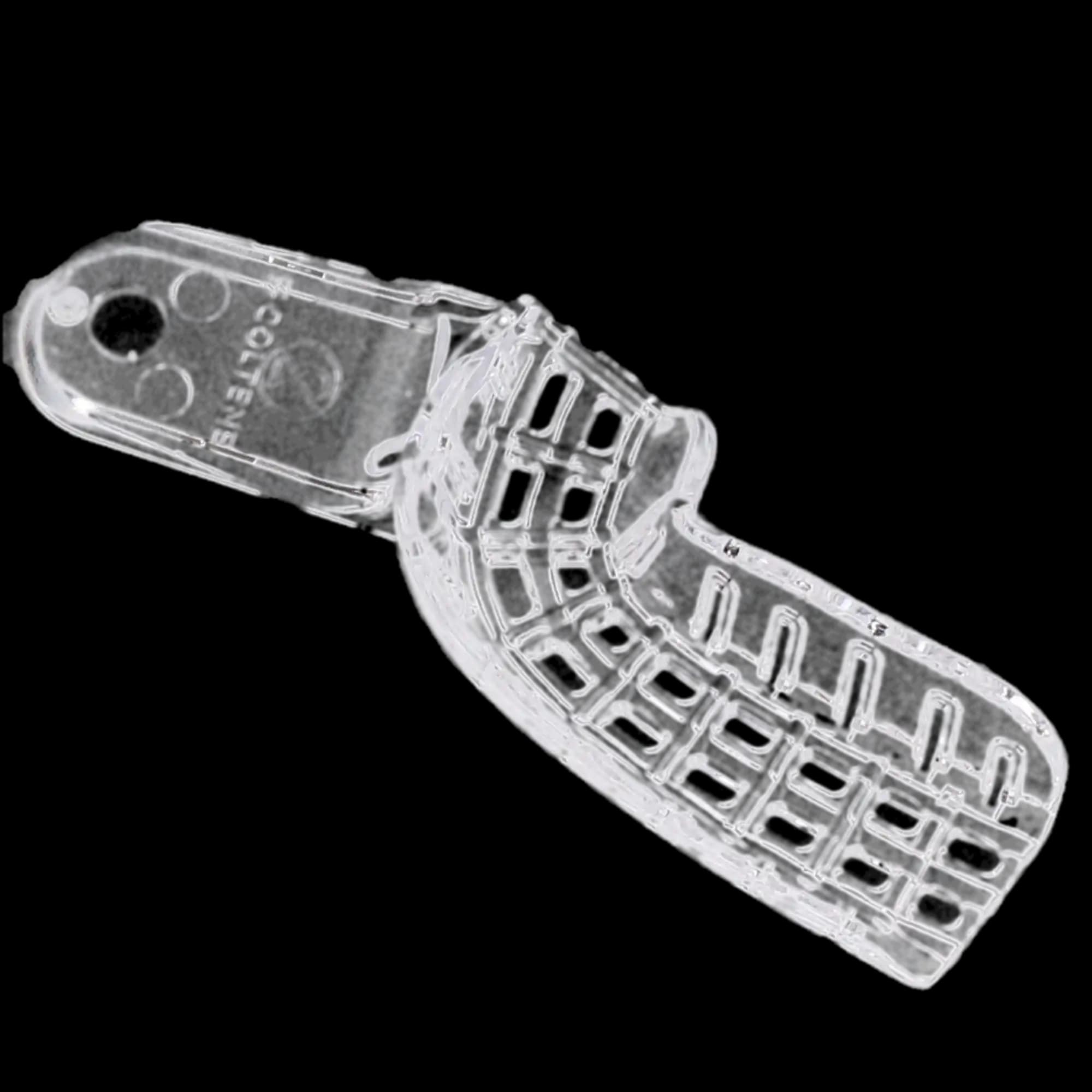 President Disposable Perforated Impression Tray, #7 Upper Left/Lower Right Quadrant, Clear, 12/Pk, C6907 thumbnail 7