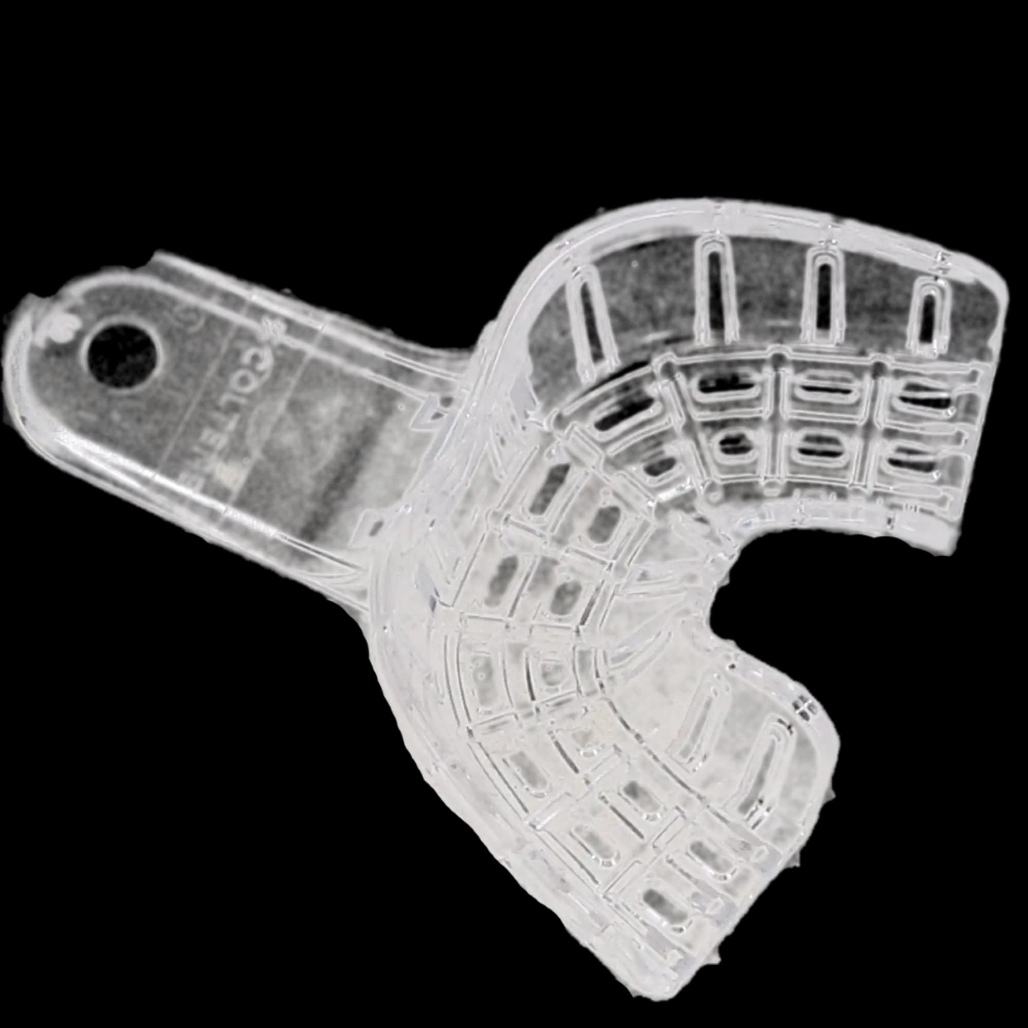 President Disposable Impression Trays, #9 Anterior Universal, Clear, Perforated, 12/Pk, C6909 thumbnail 7