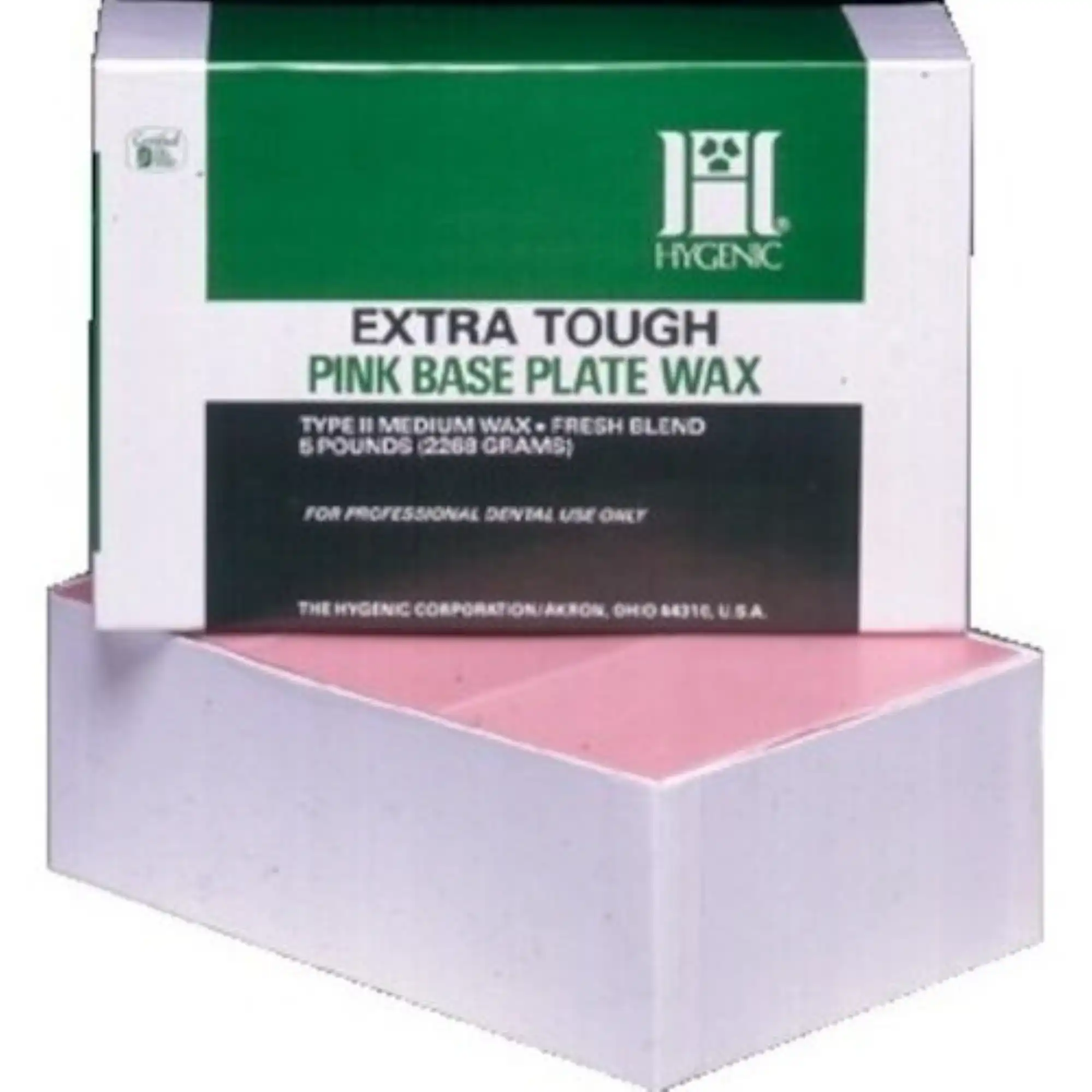 Hygenic Baseplate Wax, Extra Tough, Pink, 1 lb Box, H00803 thumbnail 7