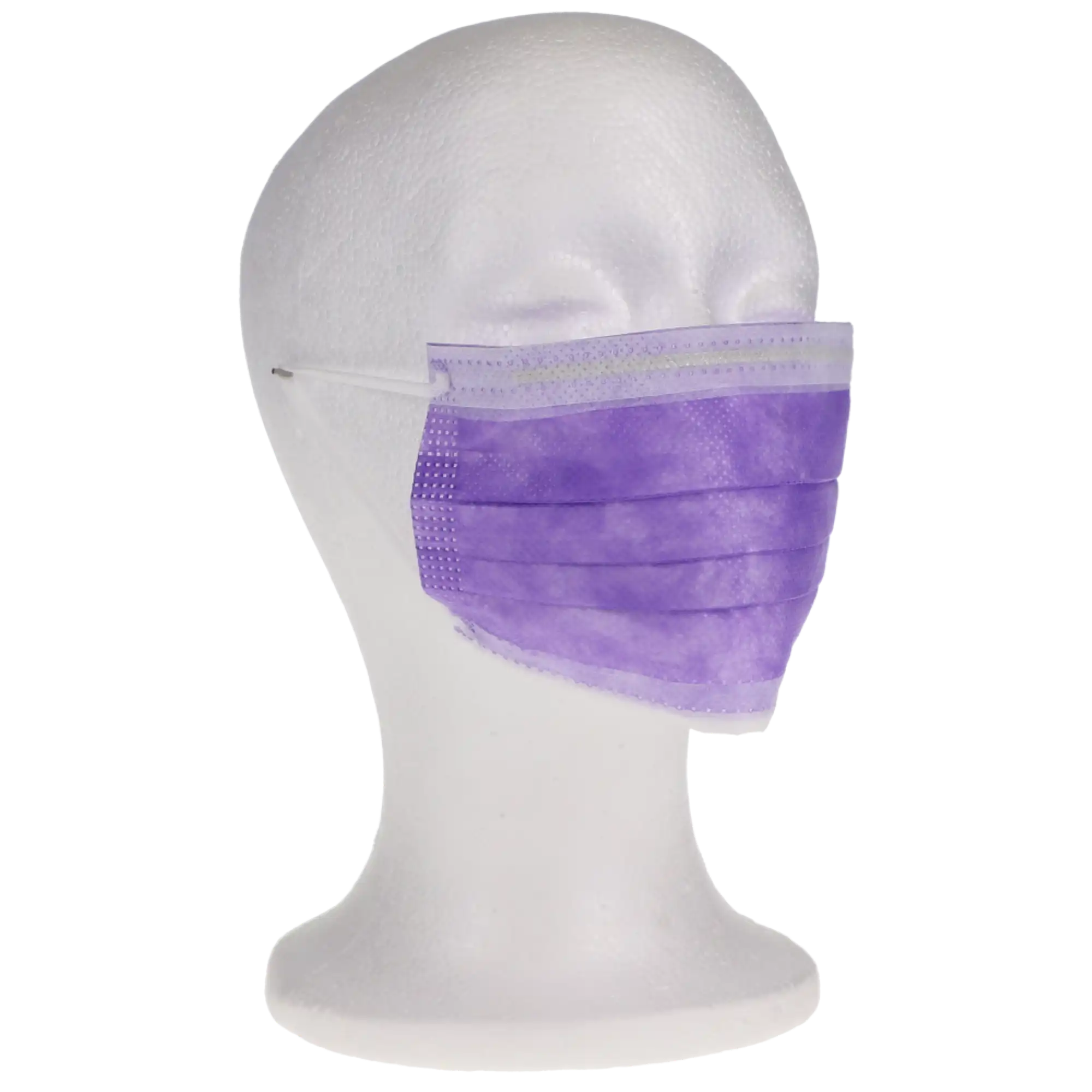 Crosstex Procedural Earloop Face Mask, ASTM Level 2, Lavender, Latex Free, 50/Box, GCPLV thumbnail 10