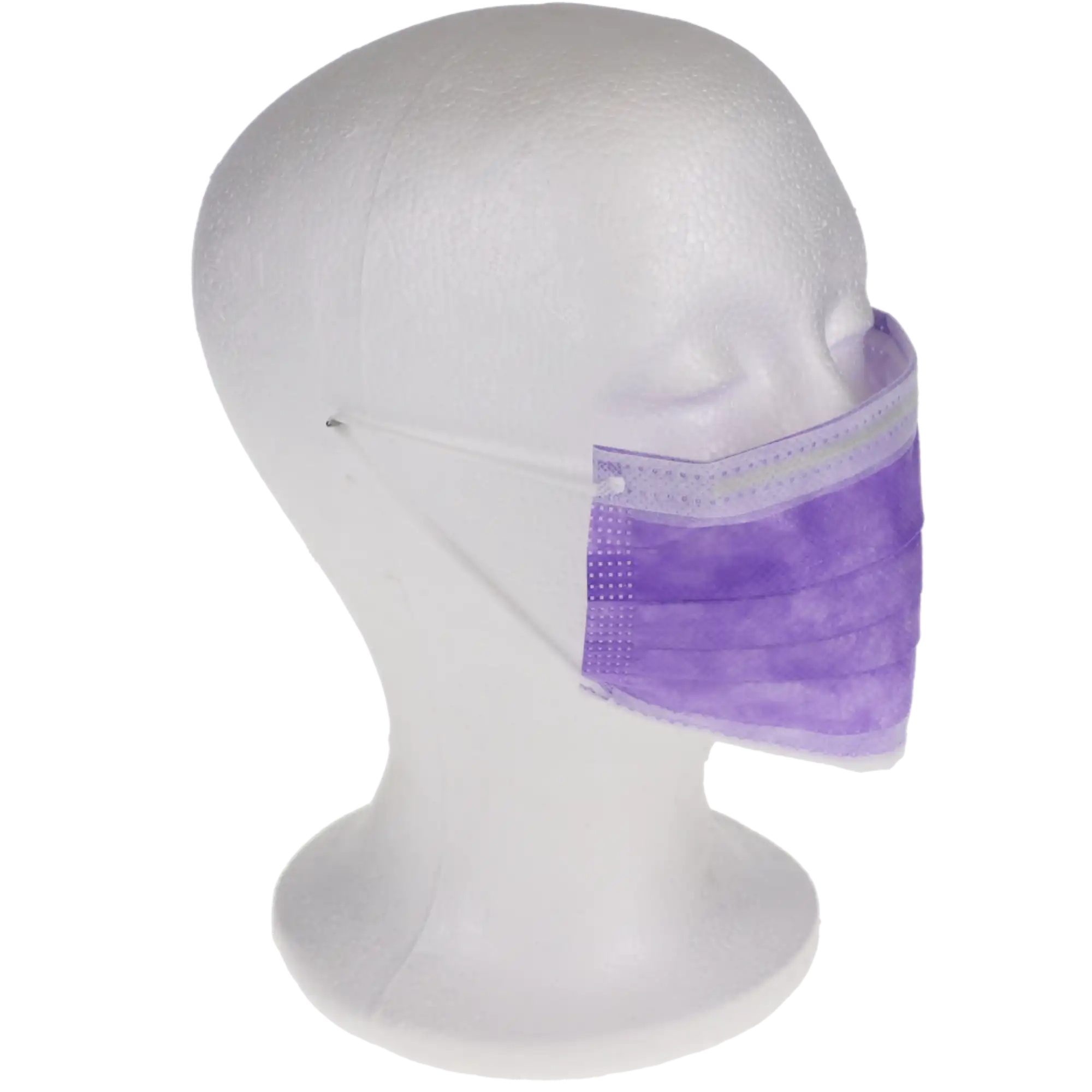 Crosstex Procedural Earloop Face Mask, ASTM Level 2, Lavender, Latex Free, 50/Box, GCPLV thumbnail 11