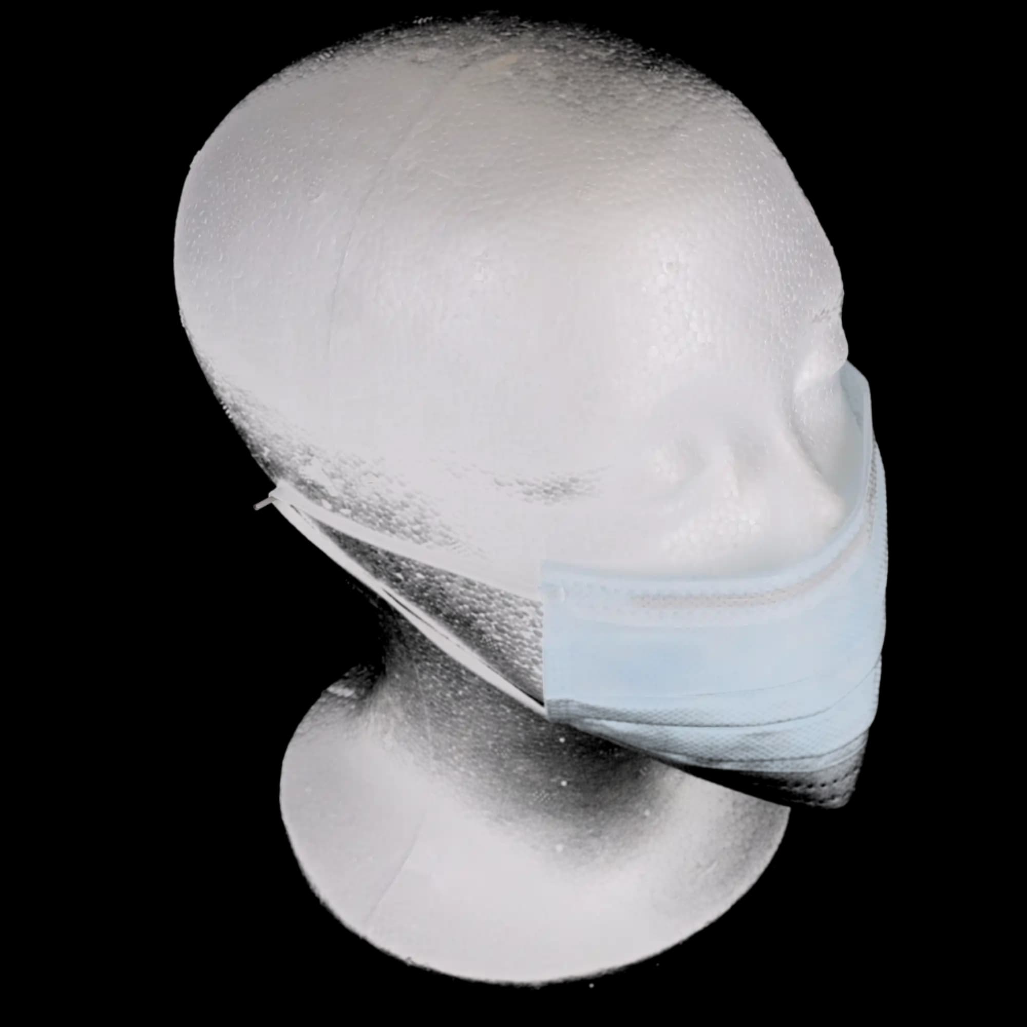 Crosstex Ultra Earloop Face Masks, ASTM Level 3, Blue, Latex Free, 40/Box, GCFCXU thumbnail 10
