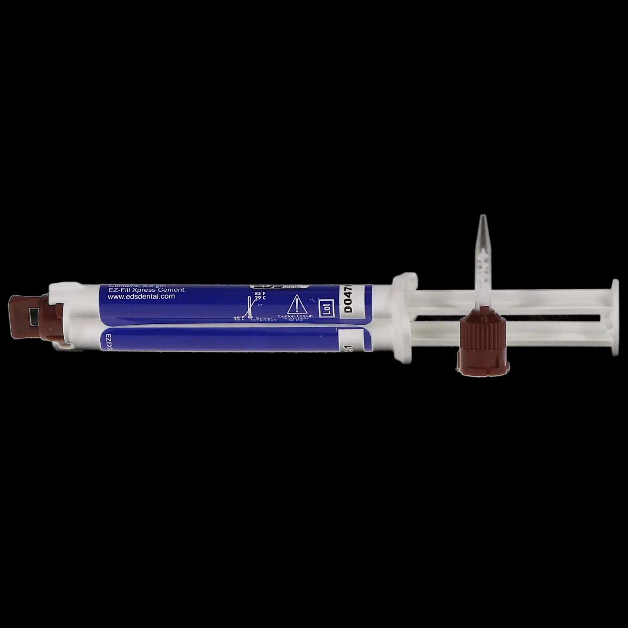 EZ-Fill Xpress Automix Epoxy Root Canal Cement Syringe Kit, 2 x 9.5 g Dual-Barrel Syringes with 20 Mixing Tips, 1628-00 - EZ-Fill Xpress Automix Epoxy Cement, Syringe Kit, 1628-00 - Image 1