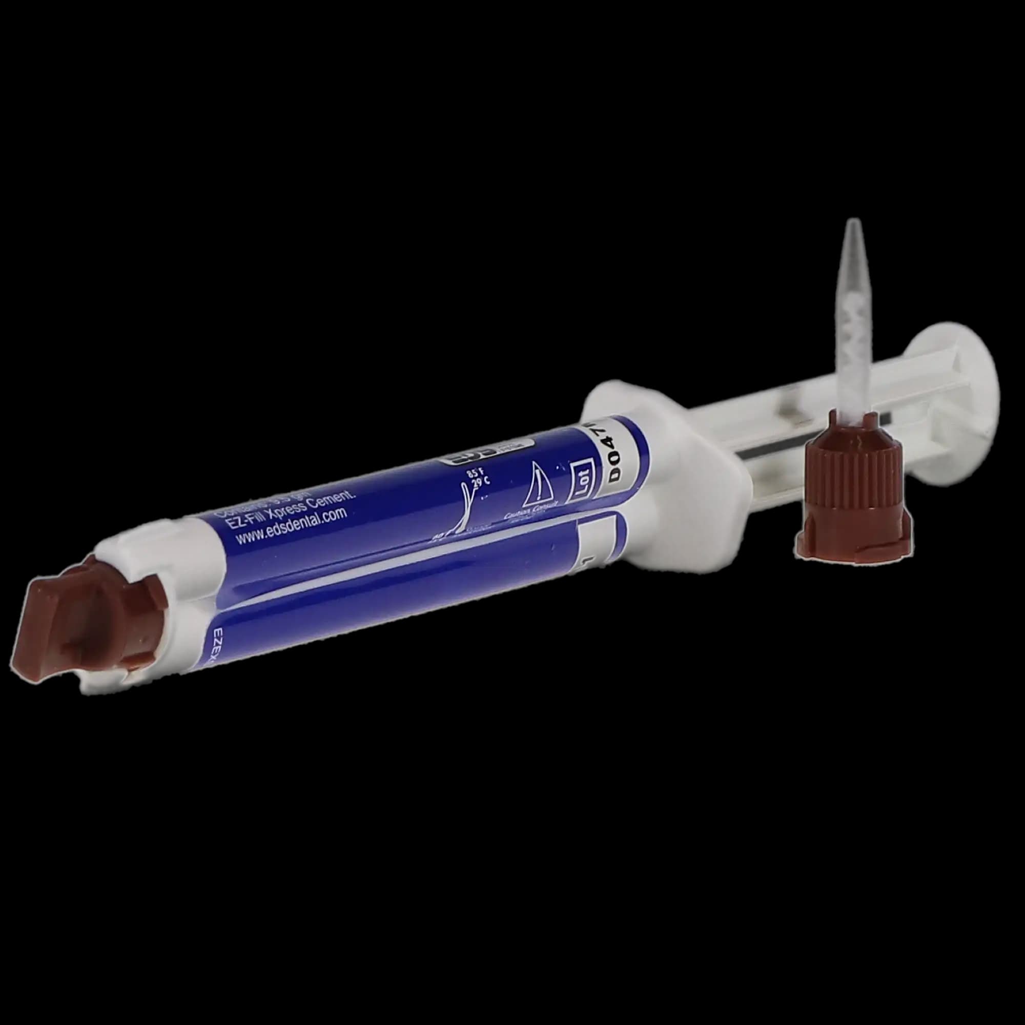 EZ-Fill Xpress Automix Epoxy Root Canal Cement Syringe Kit, 2 x 9.5 g Dual-Barrel Syringes with 20 Mixing Tips, 1628-00 thumbnail 2