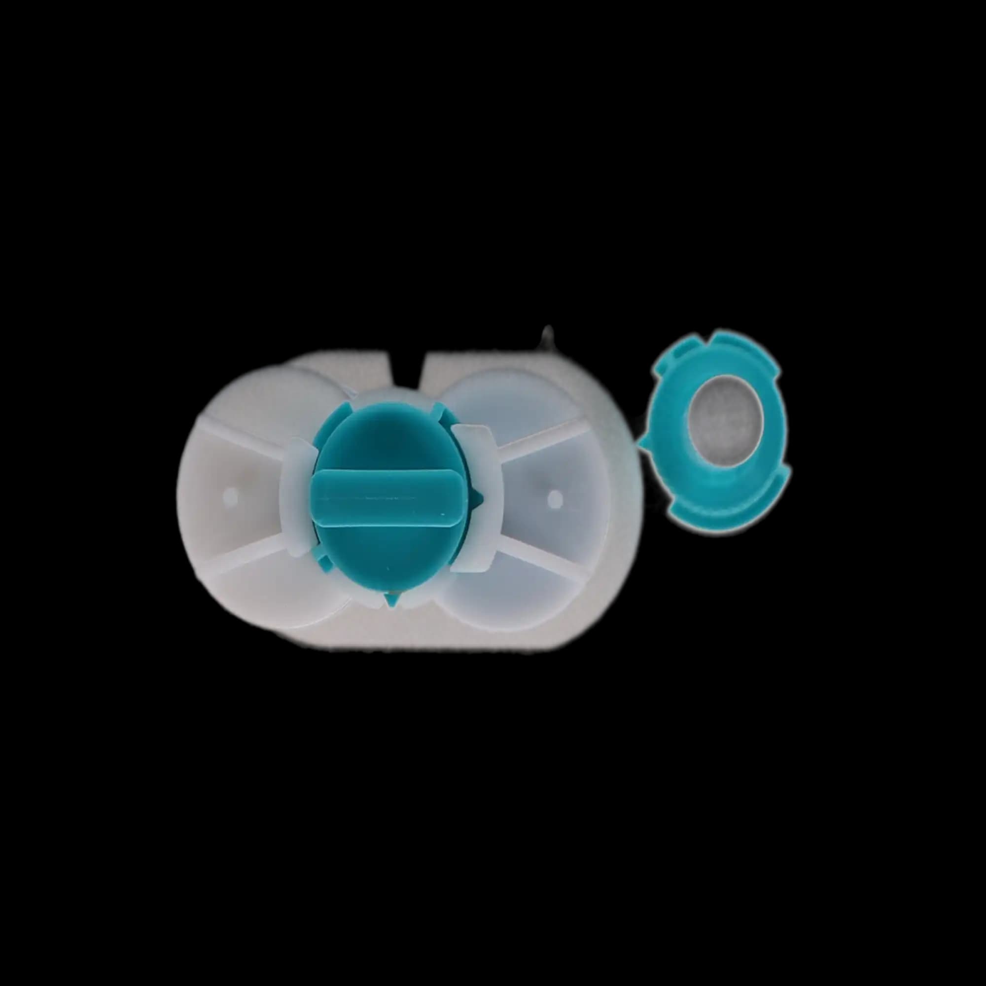 Defend ClearBite Bite Registration Material, Fast Set, Unflavored, Clear, 2 x 50 mL Cartridges, BR-9200 - Defend ClearBite Bite Registration Material 50ml Pack of 2 - Image 1