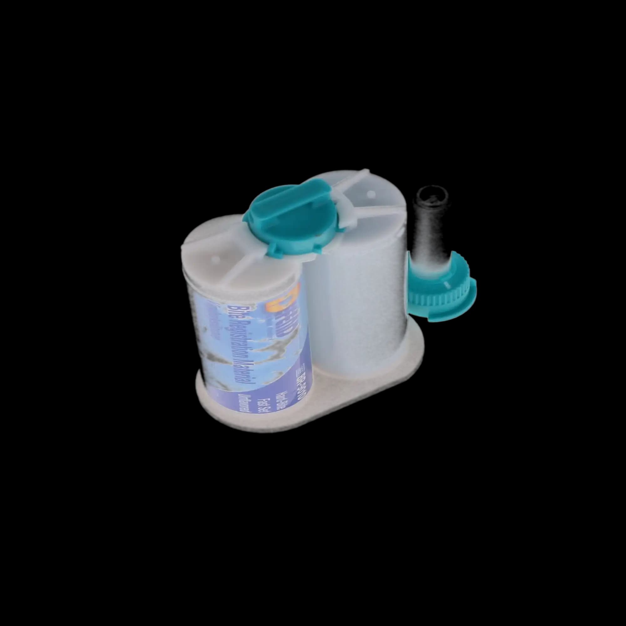 Defend ClearBite Bite Registration Material, Fast Set, Unflavored, Clear, 2 x 50 mL Cartridges, BR-9200 thumbnail 3