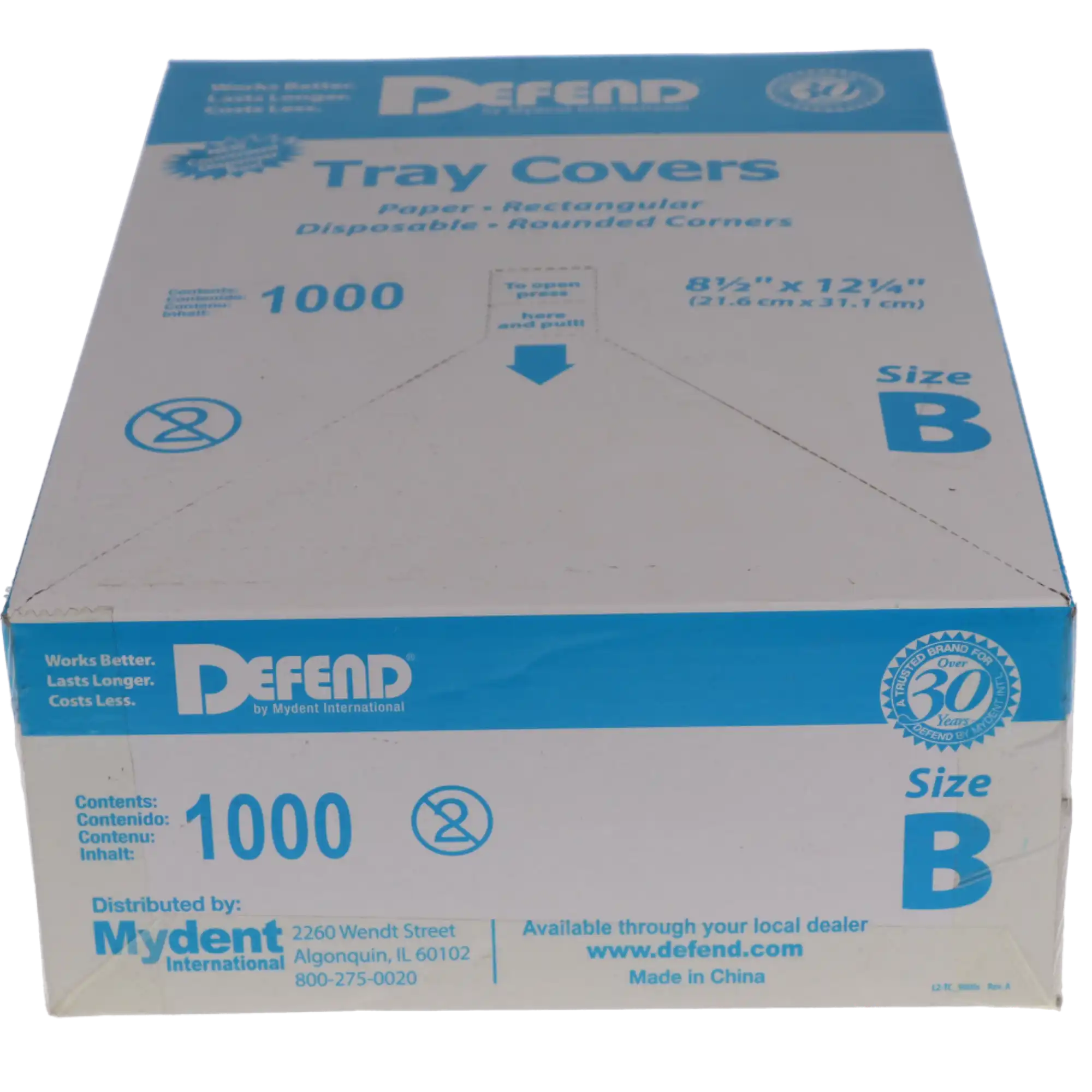Defend Non-Woven Gauze Sponges, Non-Sterile, 4-Ply, 4" x 4", 2000/Case, NW-0400 thumbnail 3