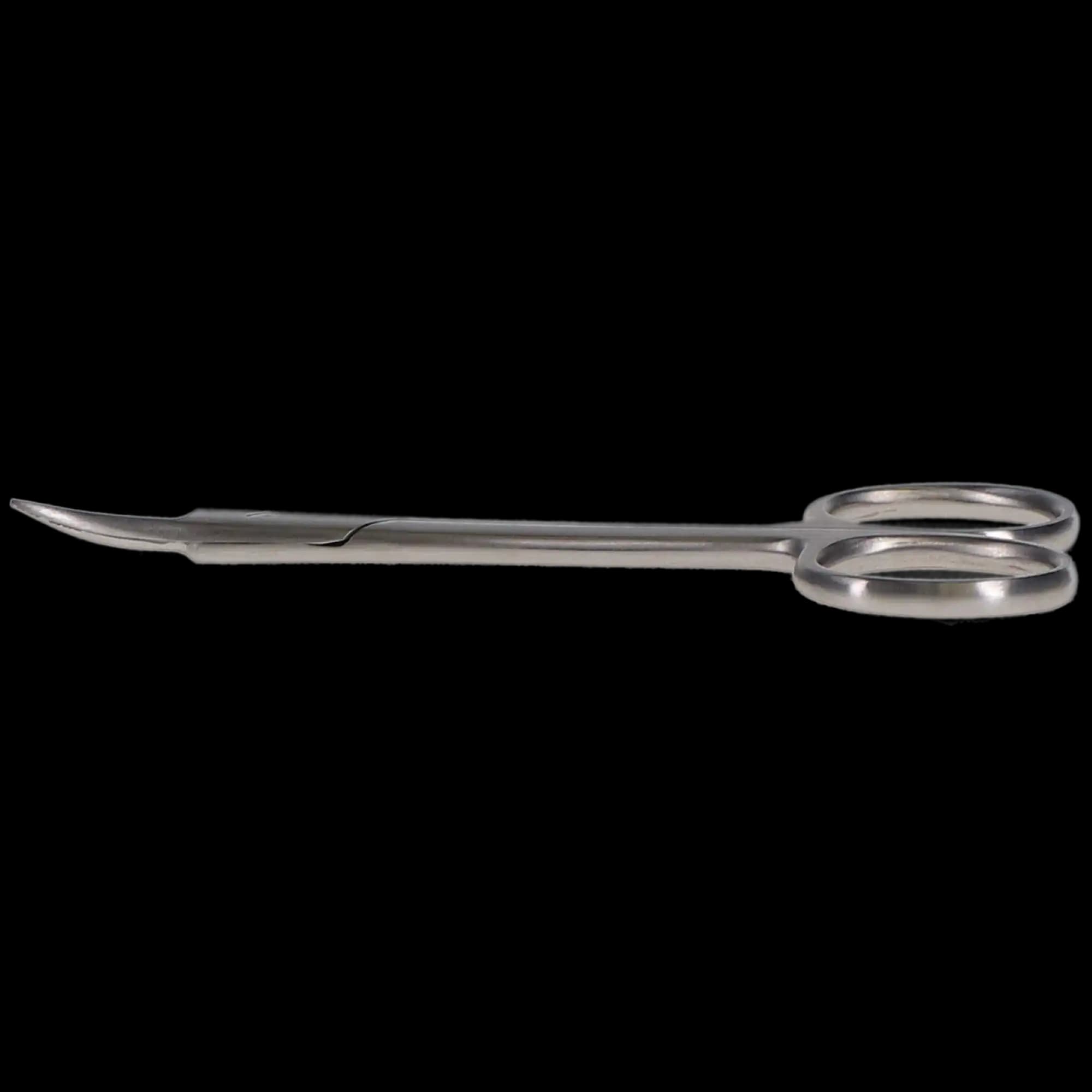 J&J Instruments Crown & Collar Scissors, 4.5" Curved, Stainless Steel, 12-020 - Crown Scissors – 4.5" Curved - Crown Scissors – 4.5" Curved - Image 1