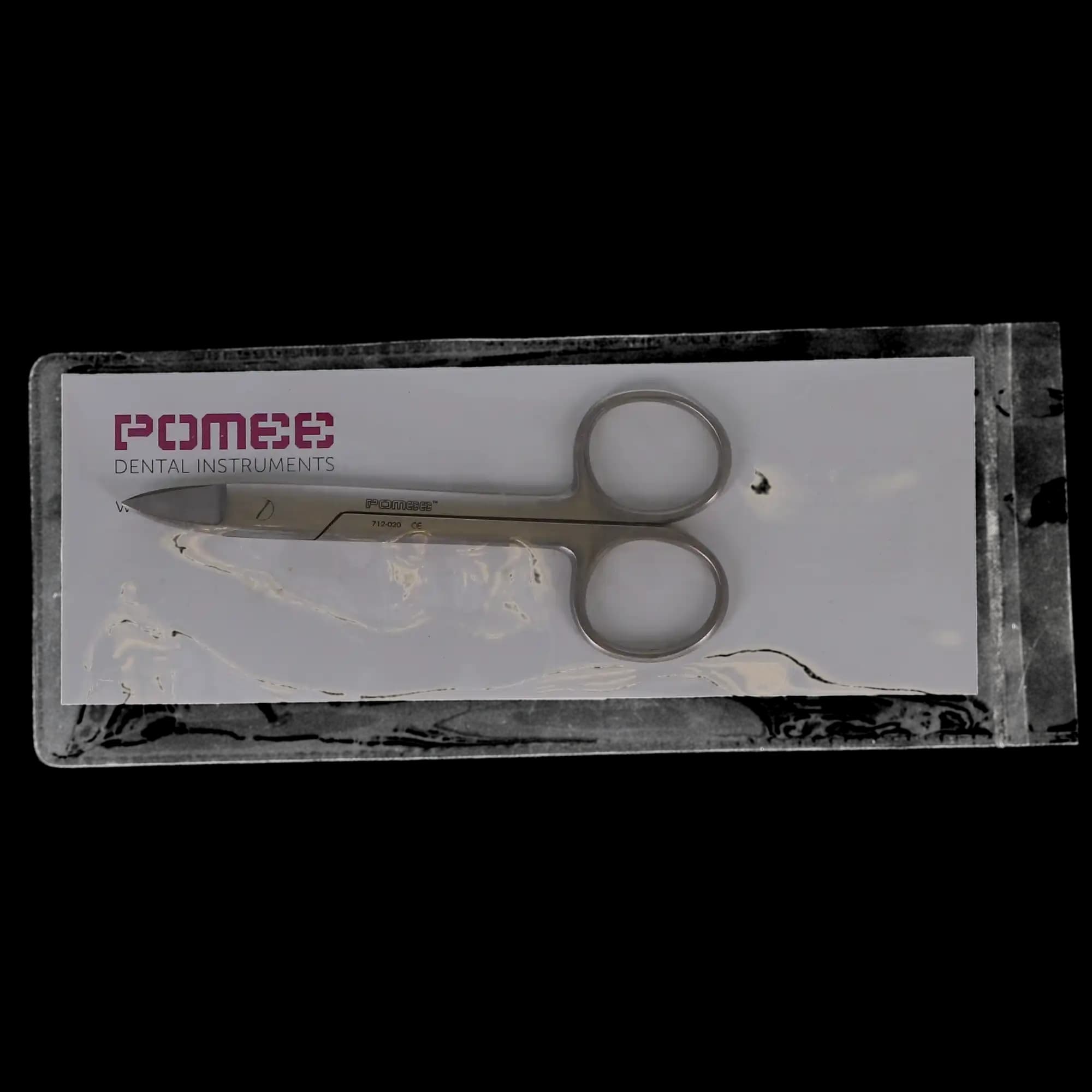 J&J Instruments Crown & Collar Scissors, 4.5" Curved, Stainless Steel, 12-020 thumbnail 4