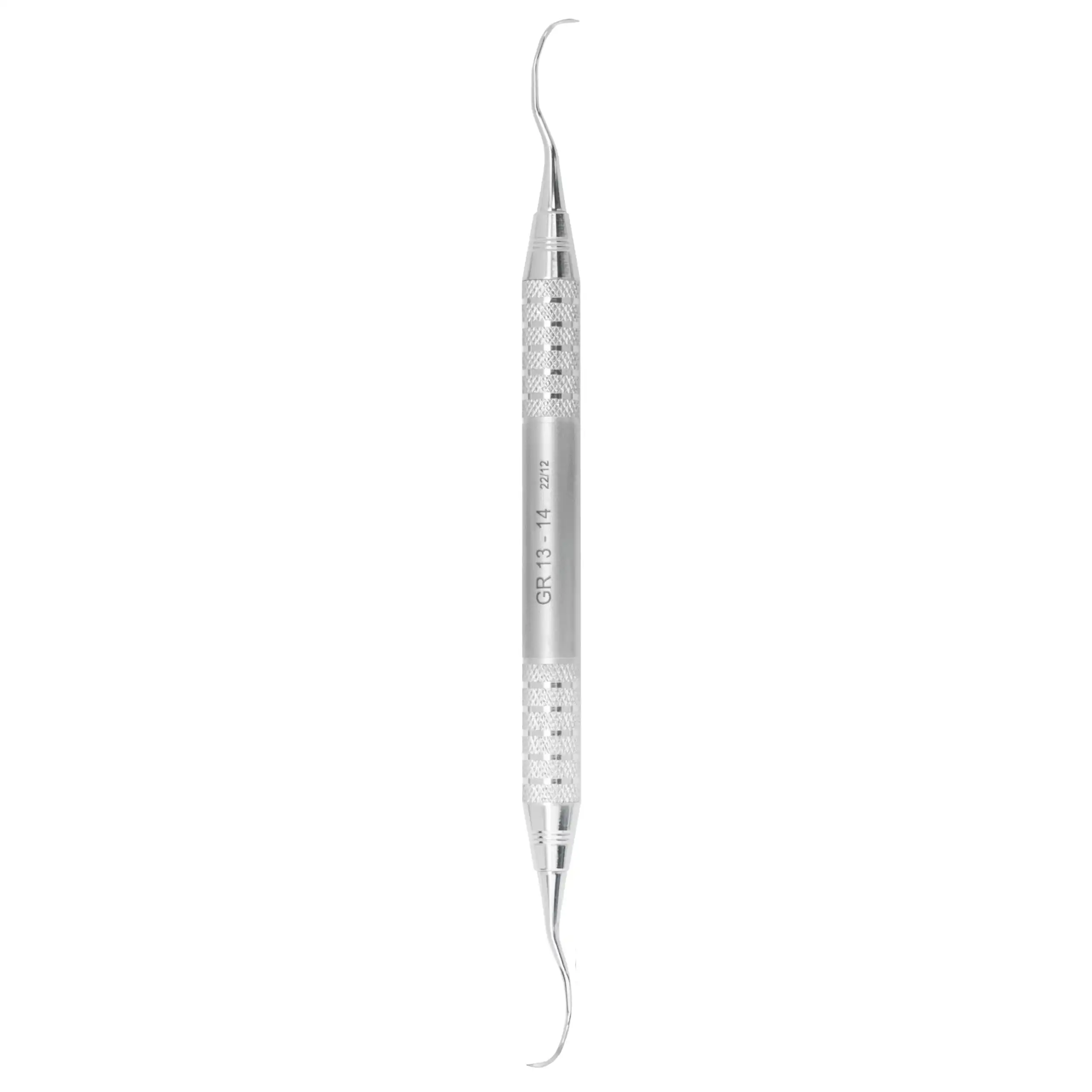 A. Titan Instruments HyLite Double-Ended Gracey Curette #13/14, 440A Stainless Steel, Re-Tippable, 1/Pk - HyLite Scaler, Double-Ended, # 13/14 Gracey, 1/Pk, GRACEY 13-14 - Image 1