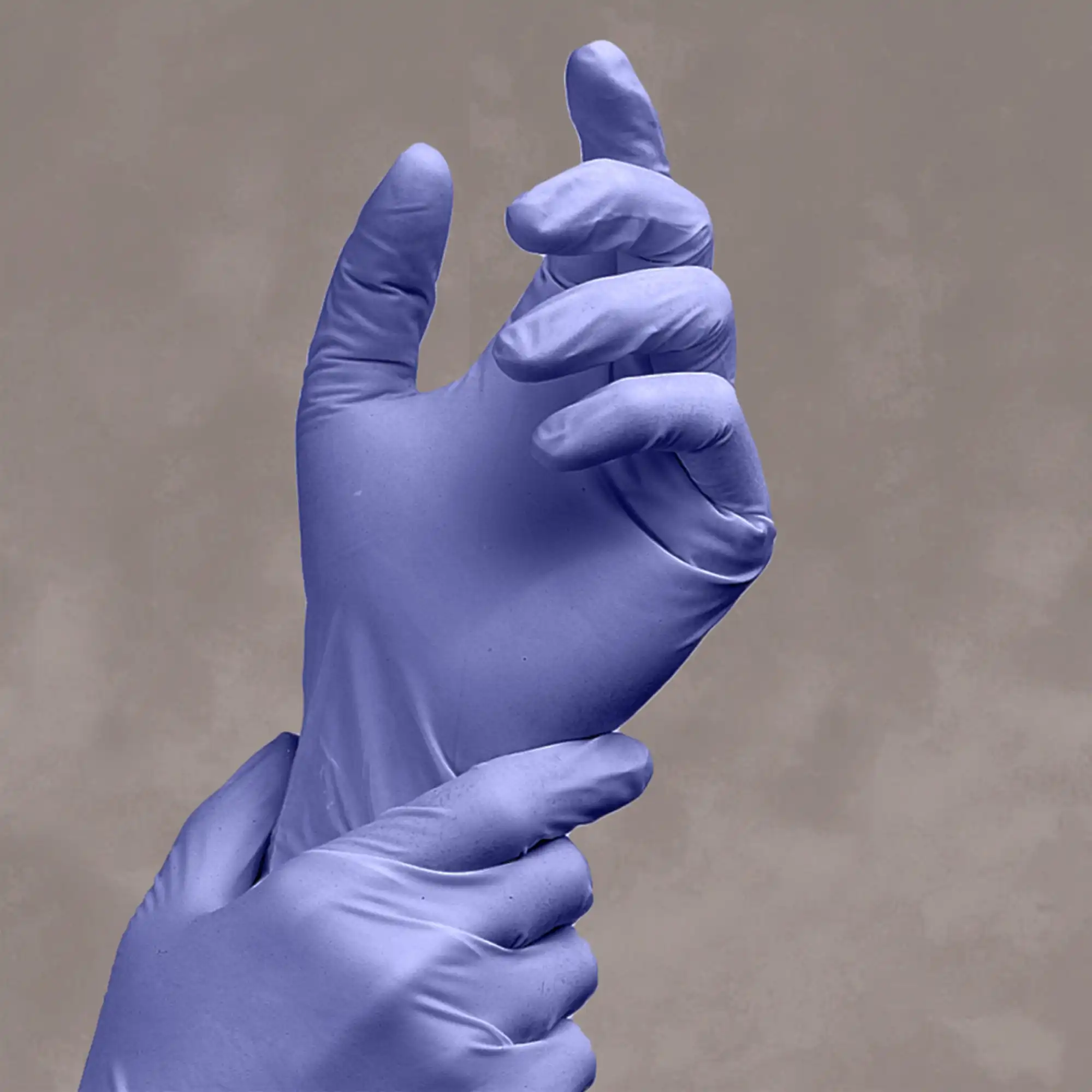 Adenna Precision® Nitrile Exam Gloves, Powder-Free, Non-Sterile, Large, Violet Blue, 100/Box, PCS776 - PRECISION® Nitrile Exam Gloves Large Blue Box of 100 - Image 1