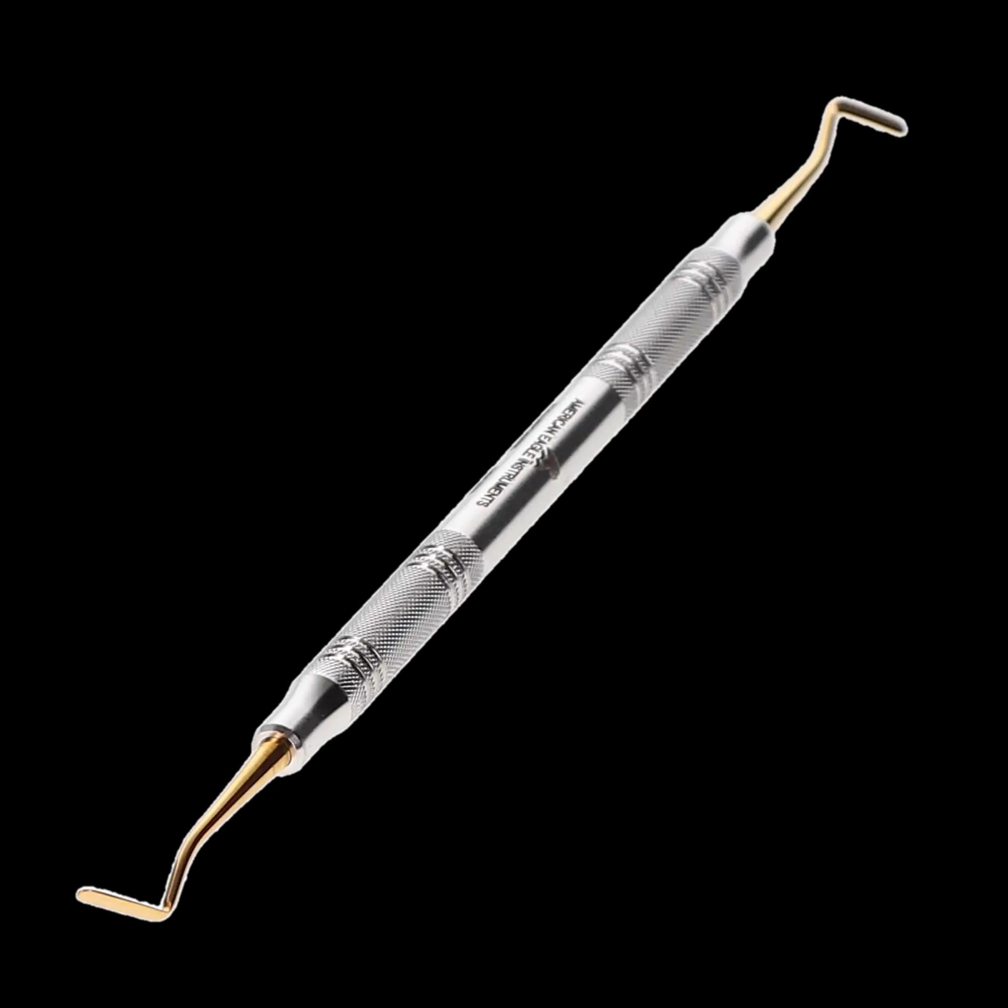 American Eagle XP Composite 4 Instrument, Paddle/Paddle, Double-End, Titanium Nitride, 1/4" Standard Handle, AEC4TN thumbnail 2