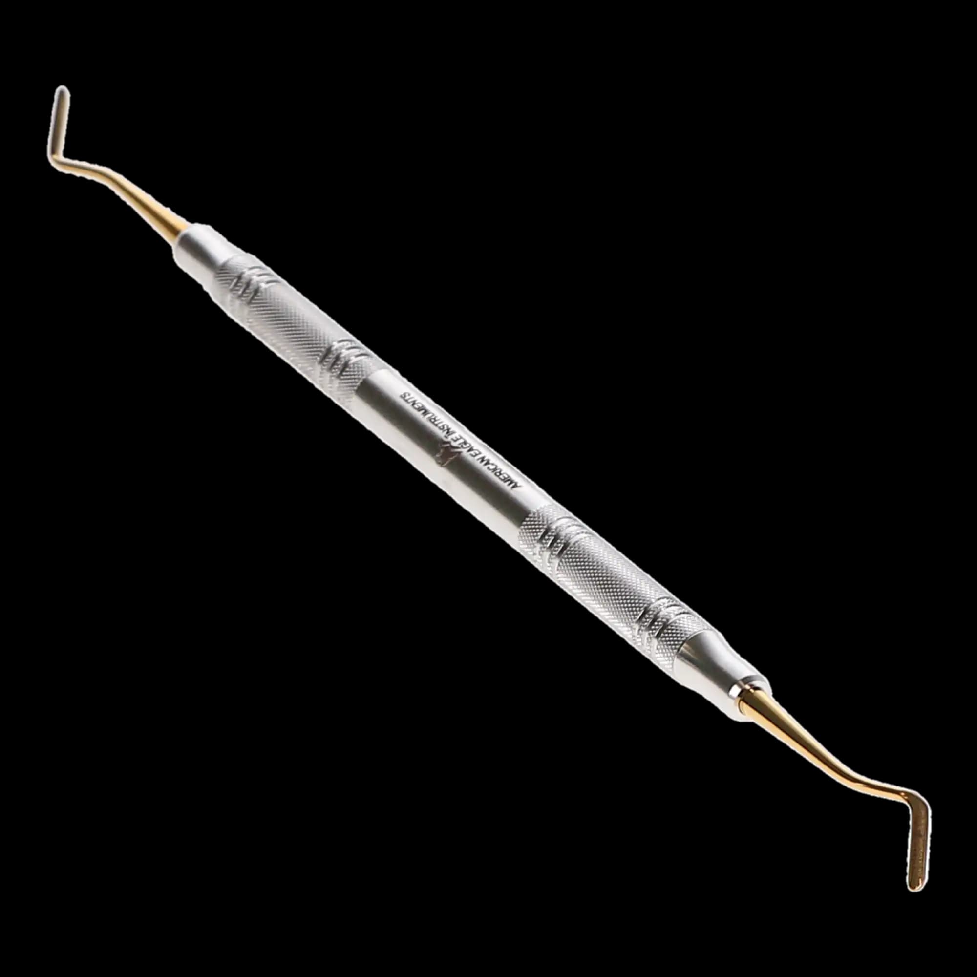 American Eagle XP Composite 4 Instrument, Paddle/Paddle, Double-End, Titanium Nitride, 1/4" Standard Handle, AEC4TN thumbnail 3