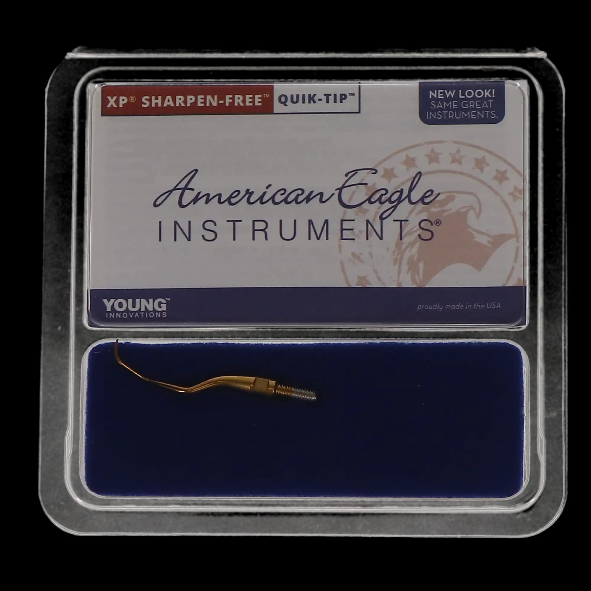 American Eagle Standard Gracey Curette #13, XP Sharpen-Free Quik-Tip, Cone Socket, Carbon Steel, AEG13XPQT, 1/Pk thumbnail 5