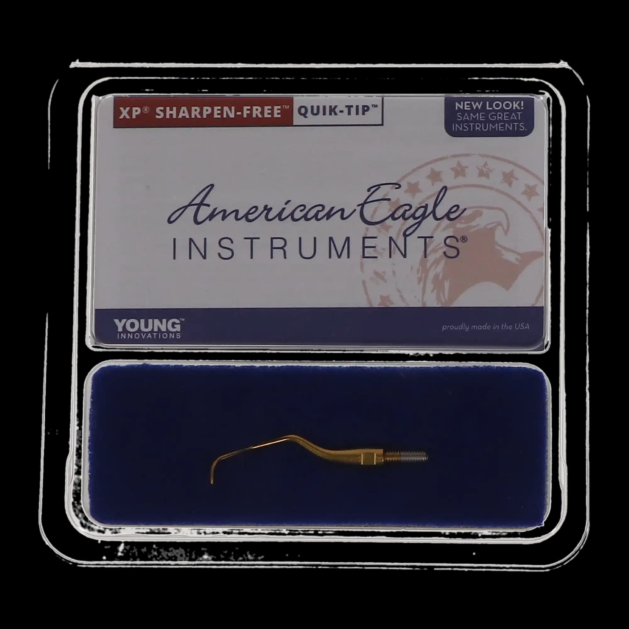 American Eagle Instruments Standard Gracey Curette, XP Quik-Tip, #14, Cone Socket, Carbon Steel, 1/Pk, AEG14XPQT thumbnail 5