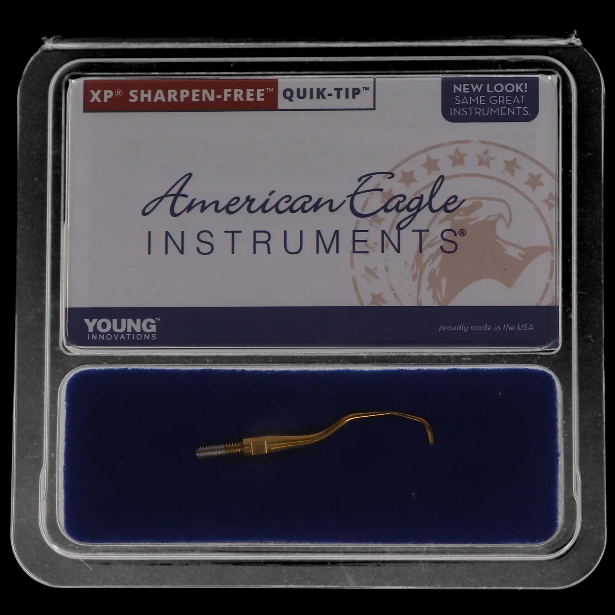American Eagle Instruments Standard Gracey Curette, XP Quik-Tip, #16, Cone Socket, Stainless Steel, 1/Pk, AEG16XPQT thumbnail 5