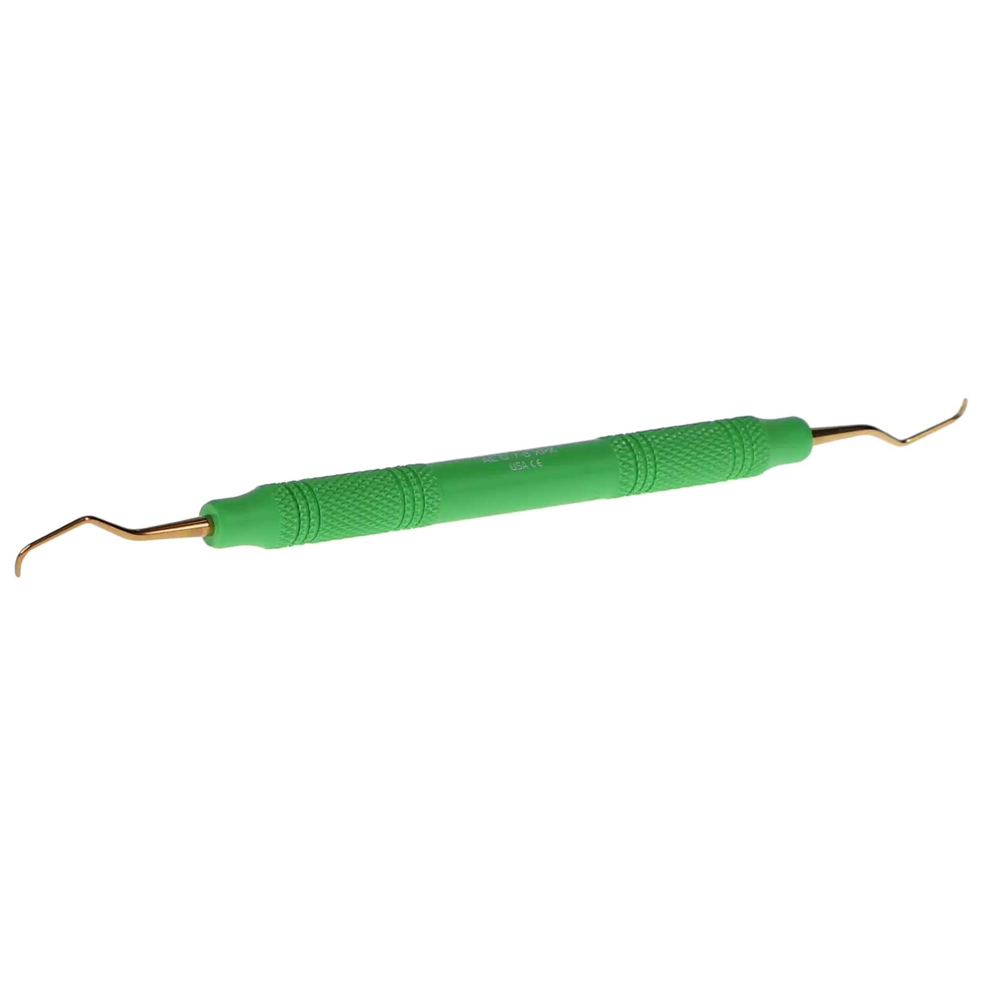 American Eagle Instruments Standard Gracey Curette, XP, #7-8, Pre-Molar/Molar, Double-Ended, EagleLite Resin Handle, 3/8", Green, 1/Pk, AEG7-8XPX thumbnail 8
