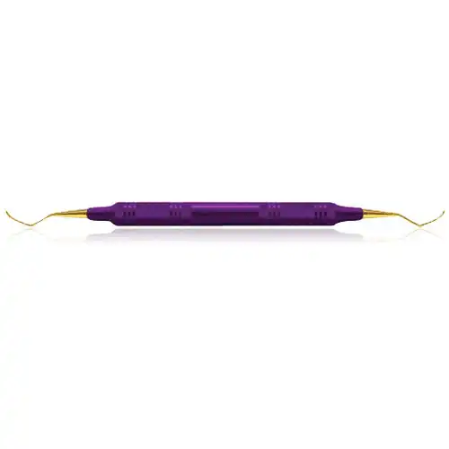 American Eagle Barnhart #1-2 XP Sharpen-Free Universal Curette, Narrow Blade Anterior, EagleLite Resin Handle, 3/8", Purple, AECB1-2XPX, 1/Pk thumbnail 8