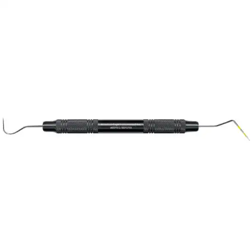 American Eagle Explorer/Probe, Double-End, #23 Marquis/12 Shepherd's Hook, Standard 7/32" Handle, Yellow, 1/Pk, AEEP23/12Y thumbnail 2