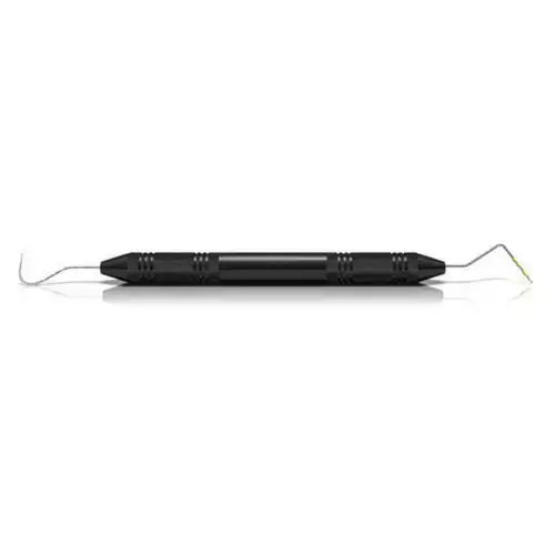 American Eagle Explorer/Probe, Double-End, #23 Marquis/12 Shepherd's Hook, EagleLite Resin Handle, 3/8", Yellow, 1/Pk, AEEP23/12YX thumbnail 2