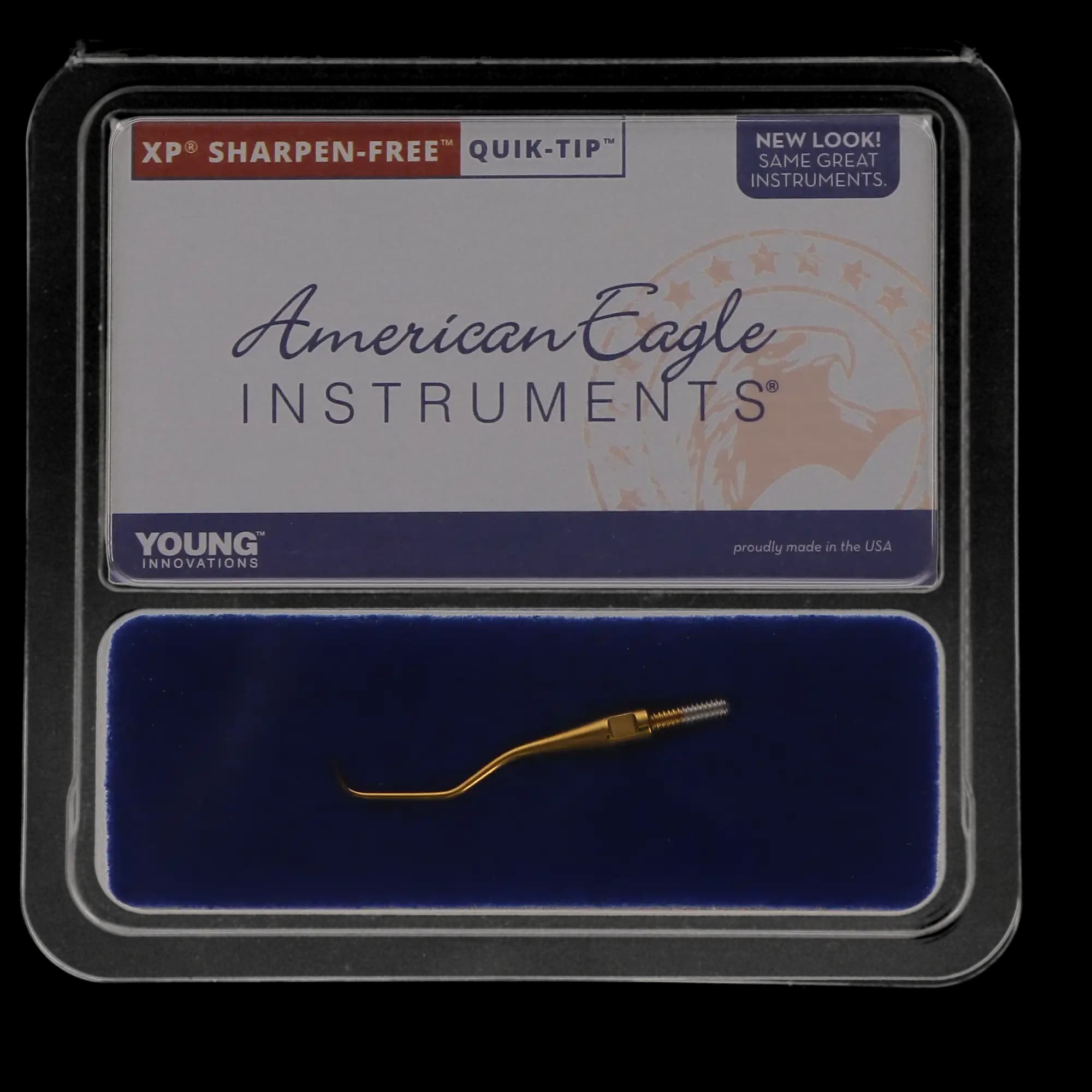 American Eagle Instruments Gracey 1 XP Sharpen-Free Quik-Tip, Cone Socket, Carbon Steel, AEG1XPQT thumbnail 5