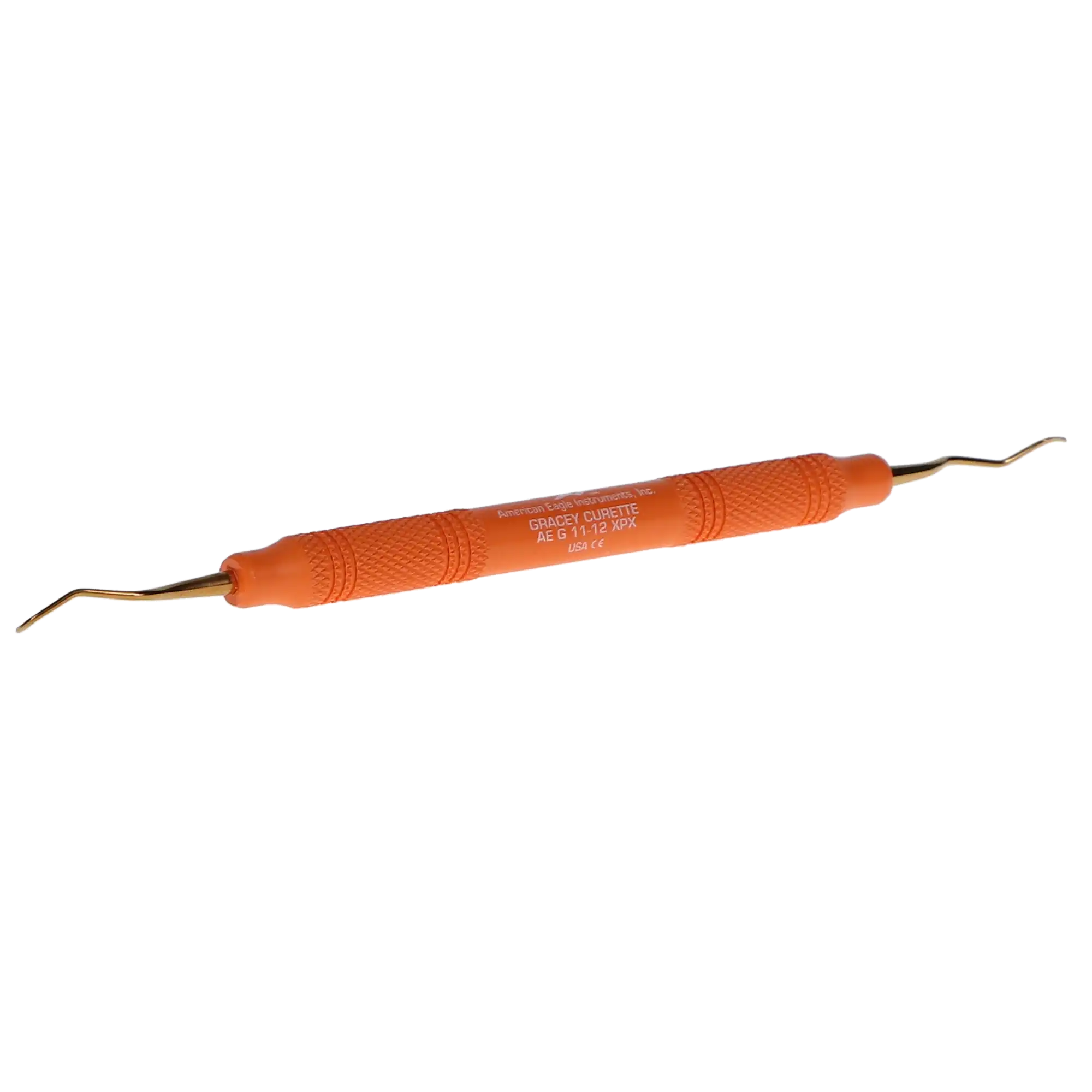 American Eagle Instruments Standard Gracey Curette, XP, #11-12, Posterior Mesial, EagleLite Resin Handle, 3/8", Orange, 1/Pk, AEG11-12XPX thumbnail 8