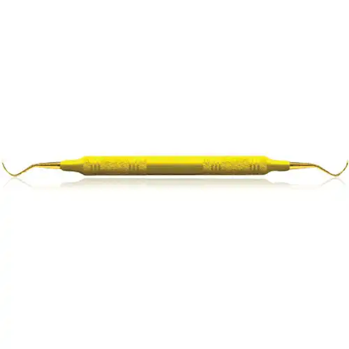 American Eagle XP Rules Universal Curette, #3-4, Smallest Posterior, Double-End, EagleLite Resin Handle, 3/8", Yellow, 1/Pk, AECR3-4XPX thumbnail 8