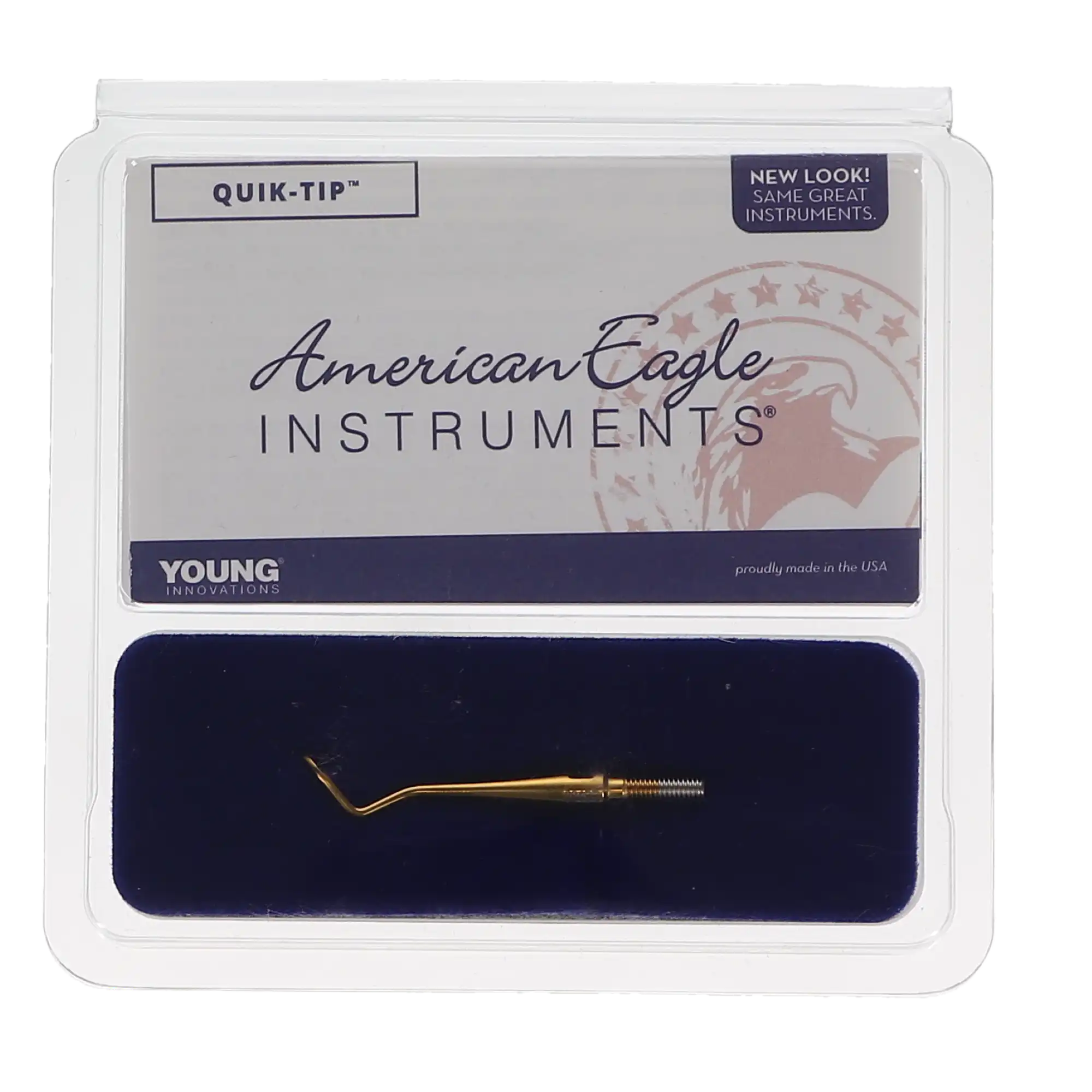 American Eagle Quik-Tip Sickle Scaler, XP, #204SB, Posterior, Cone Socket, Stainless Steel, 1/Pk, AES204SBXPQT thumbnail 5