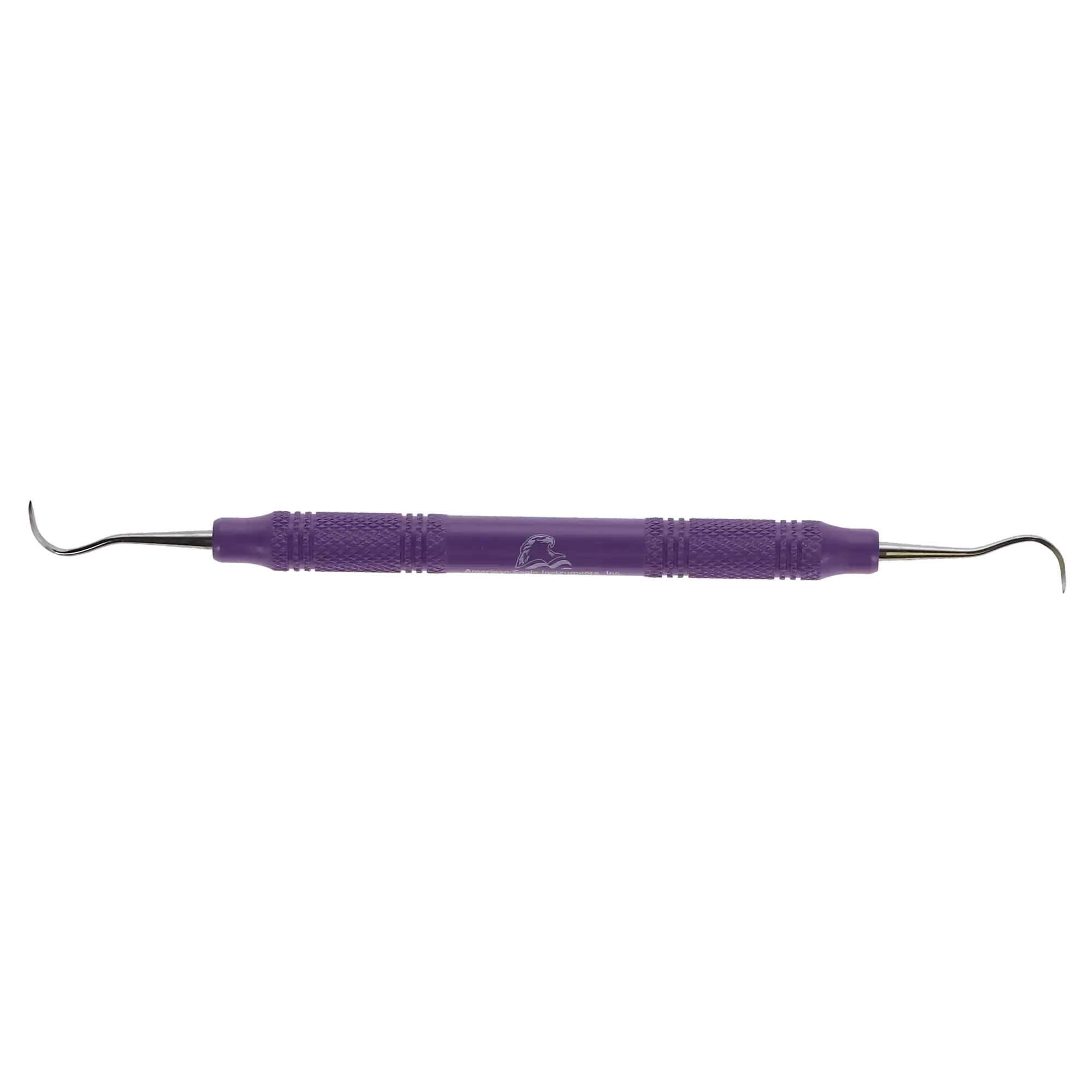 American Eagle Sickle Scaler #H6-7, Universal Anterior, EagleLite Resin Handle, 3/8", Purple, Double-Ended, AESH6-7X, 1/Pk thumbnail 6
