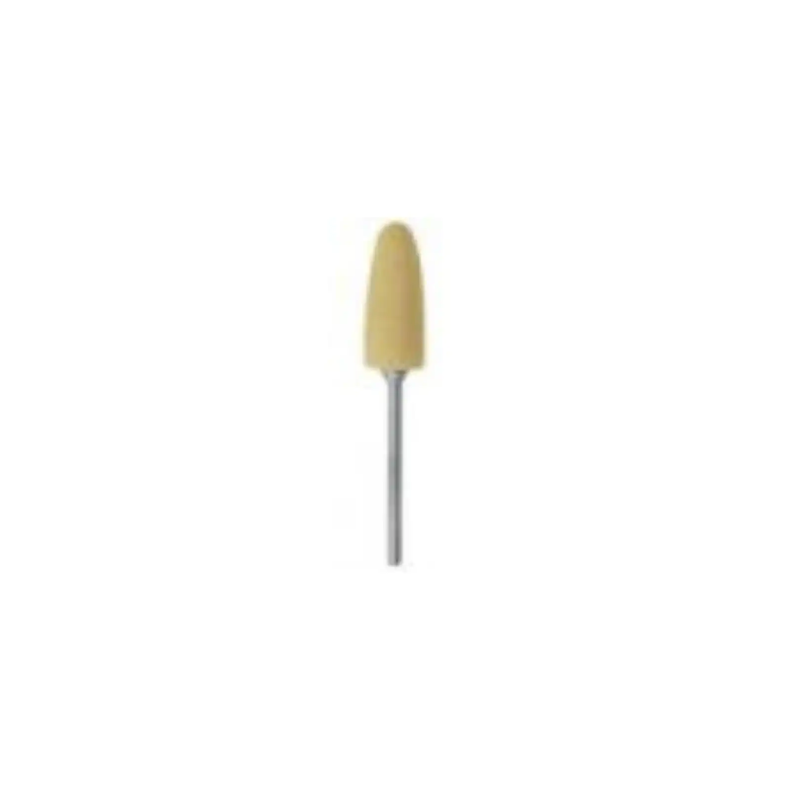 NTI Acrylic Polishers, Fine, Yellow, HP, Round End Taper #100, 6/Pk, P0654 thumbnail 3