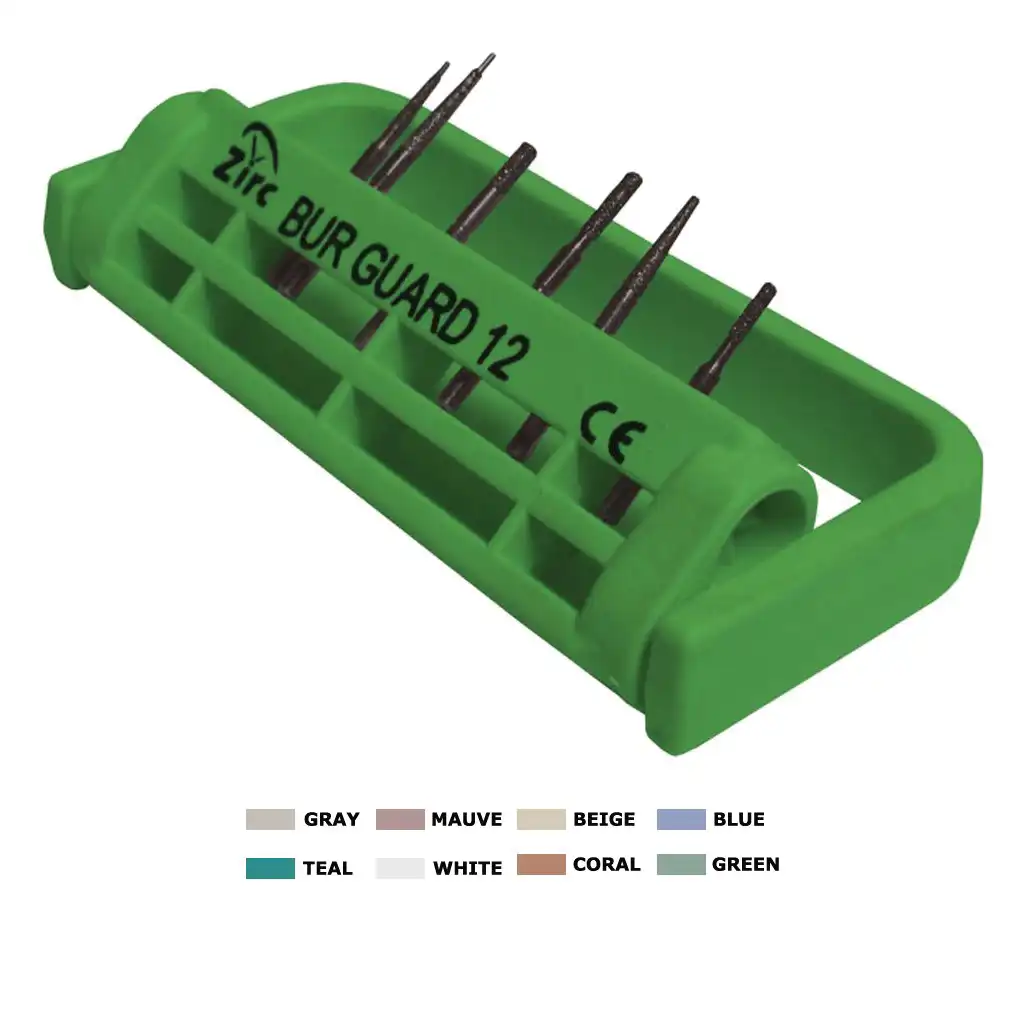 Kerr AXIS Aluminum Bur Block, 15 Holes (10 FG / 5 RA), Blue, Autoclavable, AB320-1U thumbnail 2