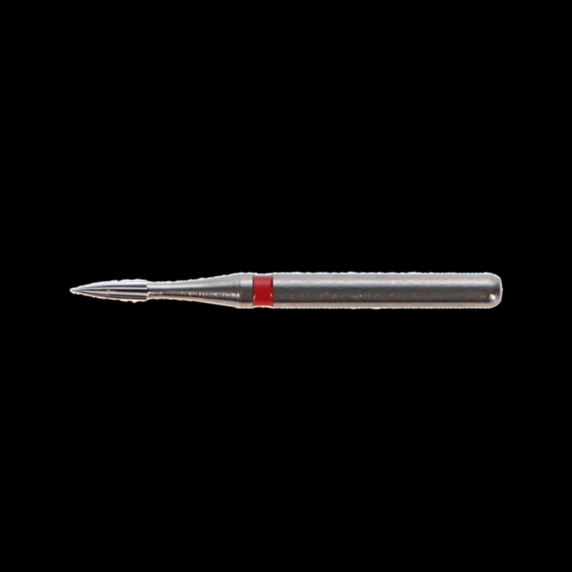 NTI 12-Fluted Trimming & Finishing Carbide Bur, FG, Mini Flame, #7901, 0.9 mm, Fine, Red, 5/Pk, H246-009 thumbnail 6