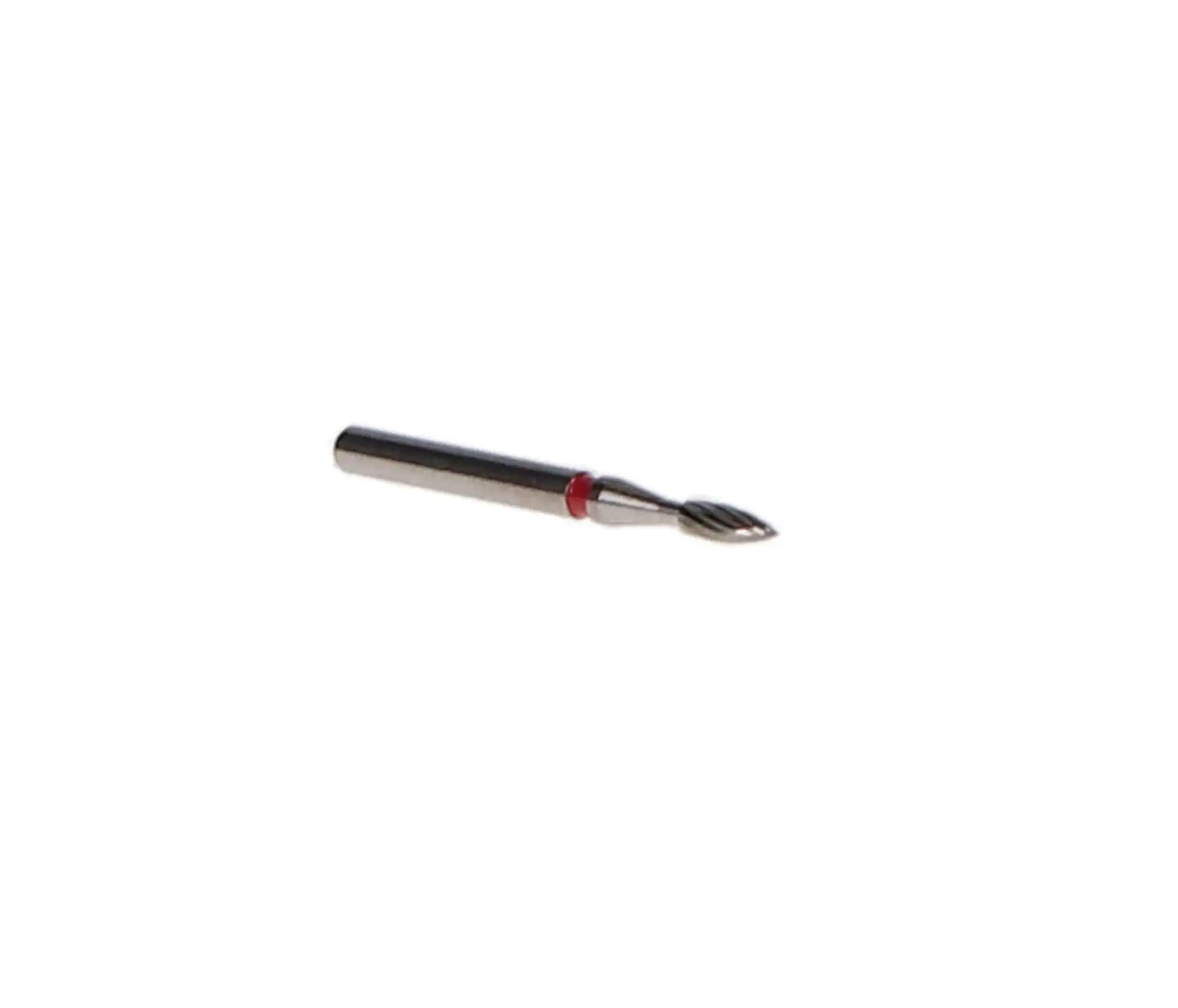 NTI 12-Fluted Trimming & Finishing Carbide Burs, FG, Flame, #7102, 1.2 mm, Red, 5/Pk, H46-012 thumbnail 4