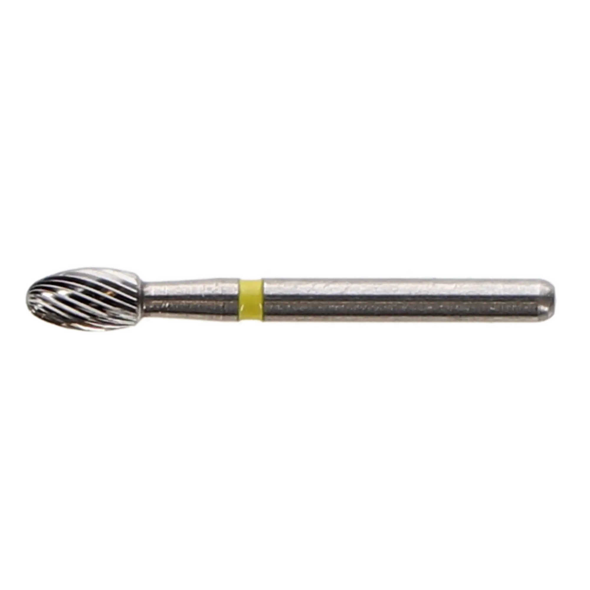 NTI 20-Fluted Trimming & Finishing Carbide Burs, FG, Football, #7408-F, 2.3 mm, Yellow, 5/Pk, H379-023F thumbnail 6