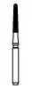 NTI 12-Fluted Trimming & Finishing Carbide Burs, FG, Round End Taper, Extra Long, #7664, 1.4 mm, Red, 5/Pk, H375R-014 thumbnail 2